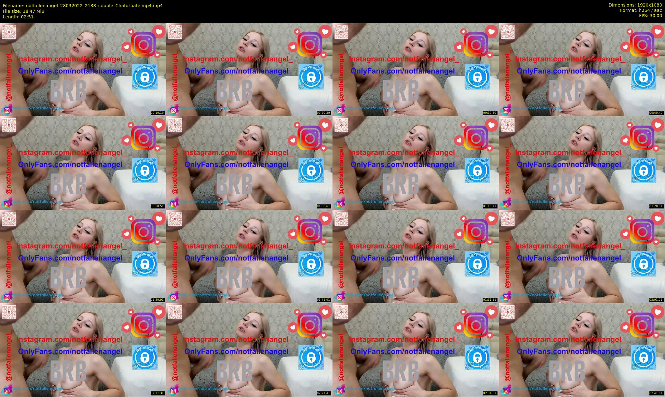 notfallenangel — 3 minute Chaturbate couple cam show recording, 1080p, Mar 28, 2022