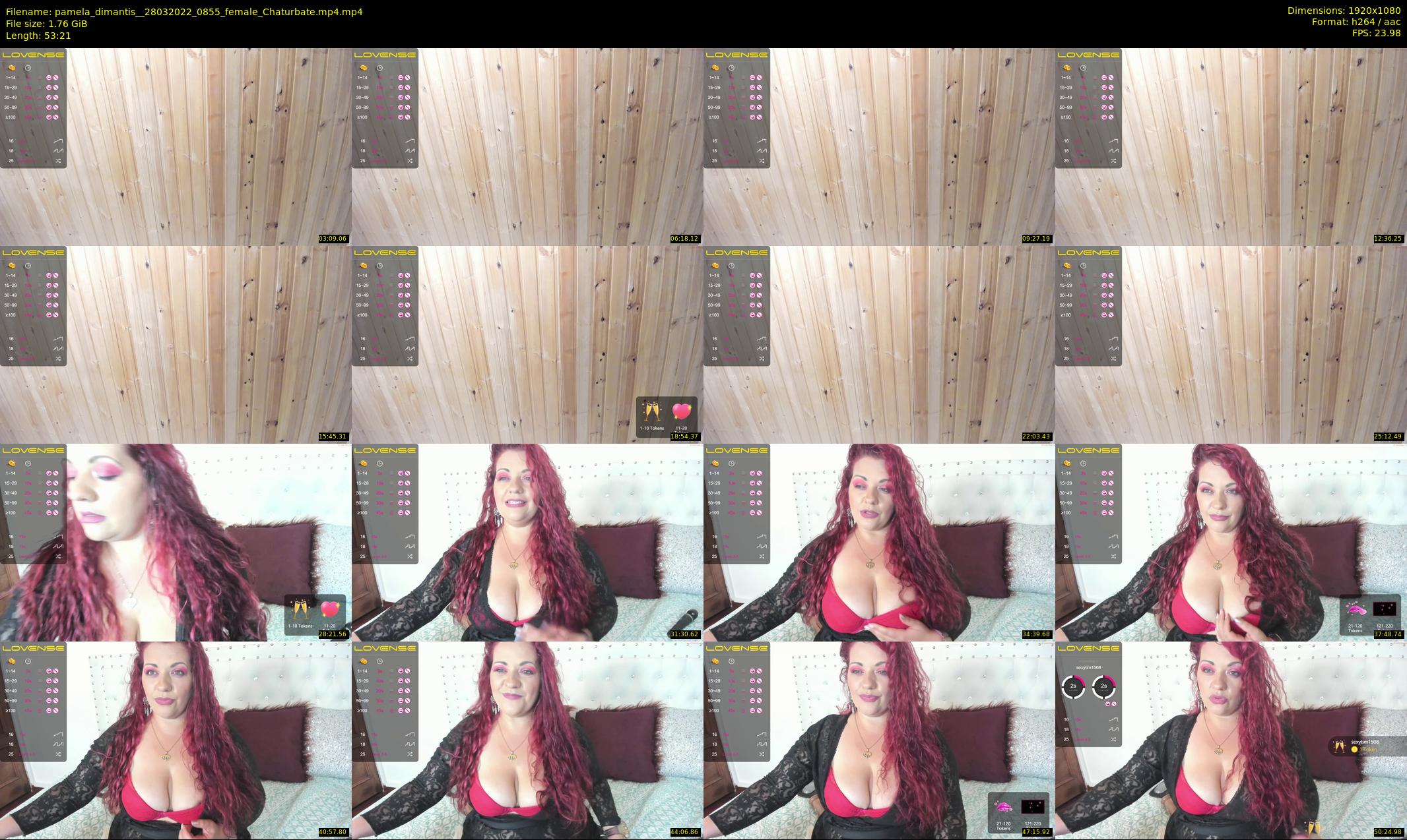 pamela_dimantis_ — 54 minute Chaturbate female cam show recording, 1080p, Mar 28, 2022
