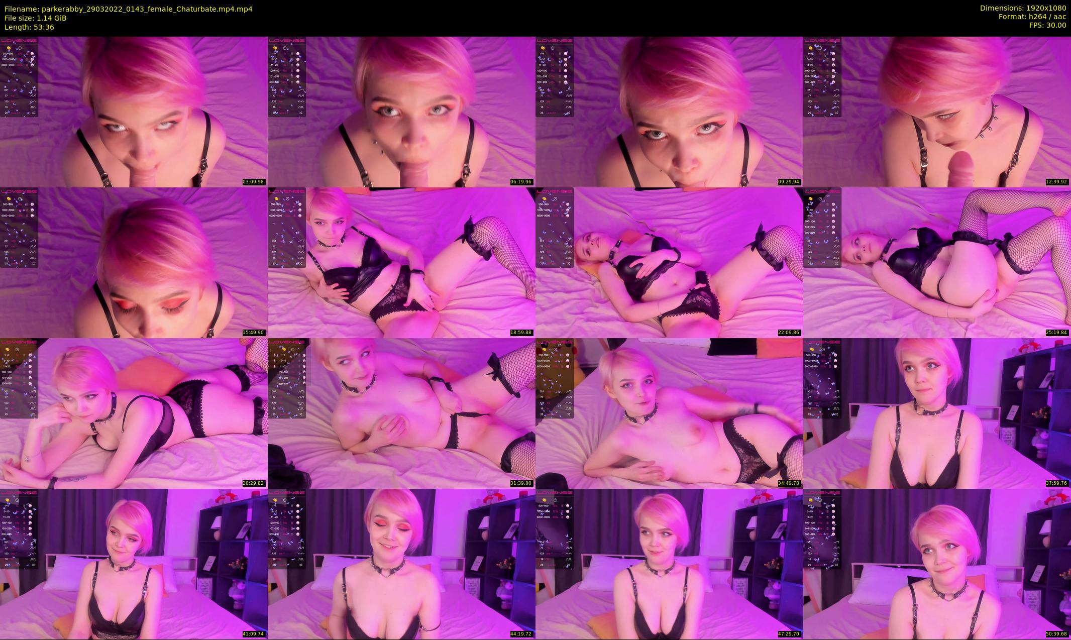 parkerabby — 54 minute Chaturbate couple cam show recording, 1080p, Mar 29, 2022