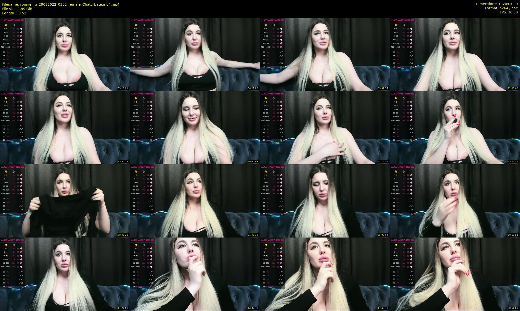 ronnie__g — 54 minute Chaturbate female cam show recording, 1080p, Mar 29, 2022