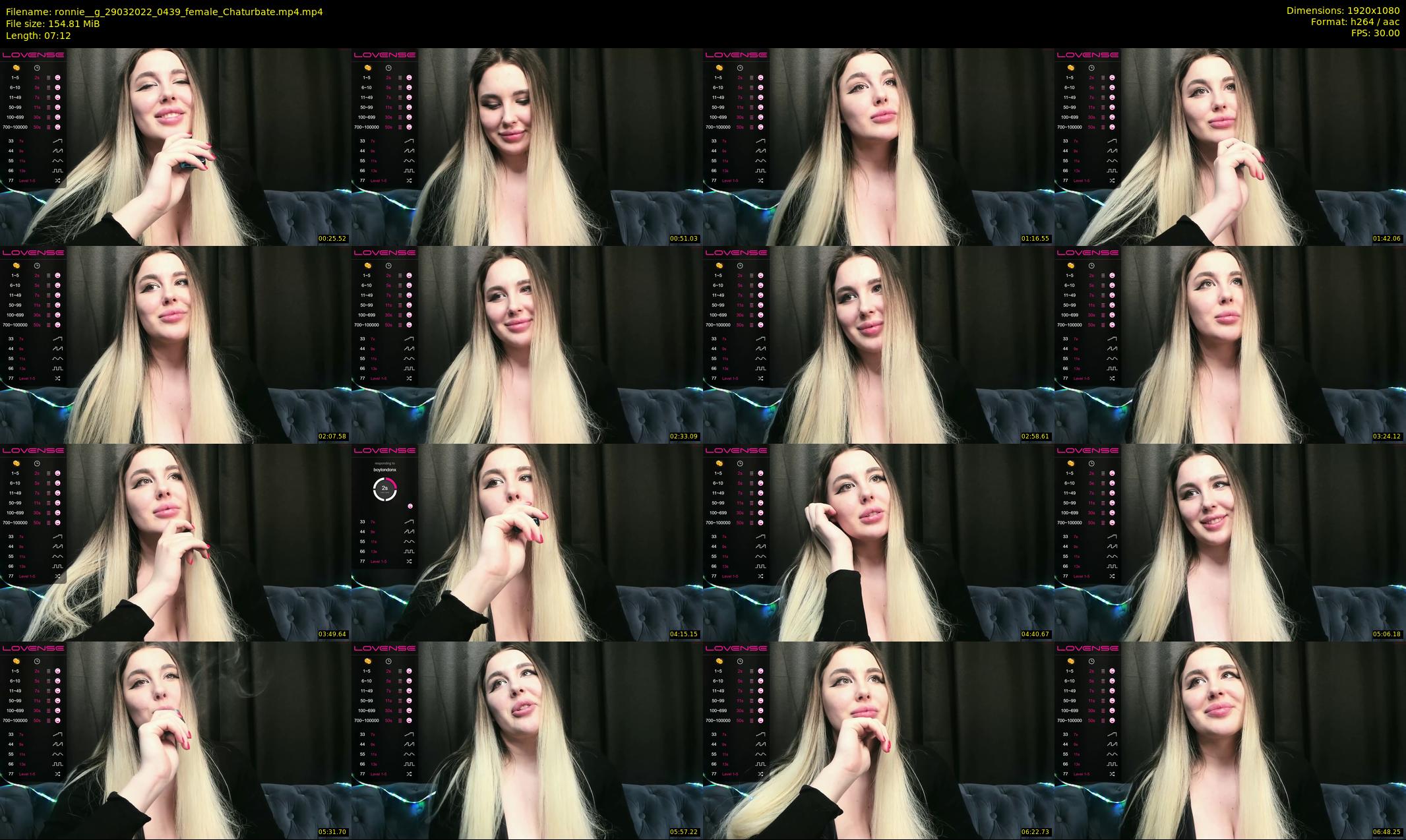 ronnie__g — 8 minute Chaturbate female cam show recording, 1080p, Mar 29, 2022