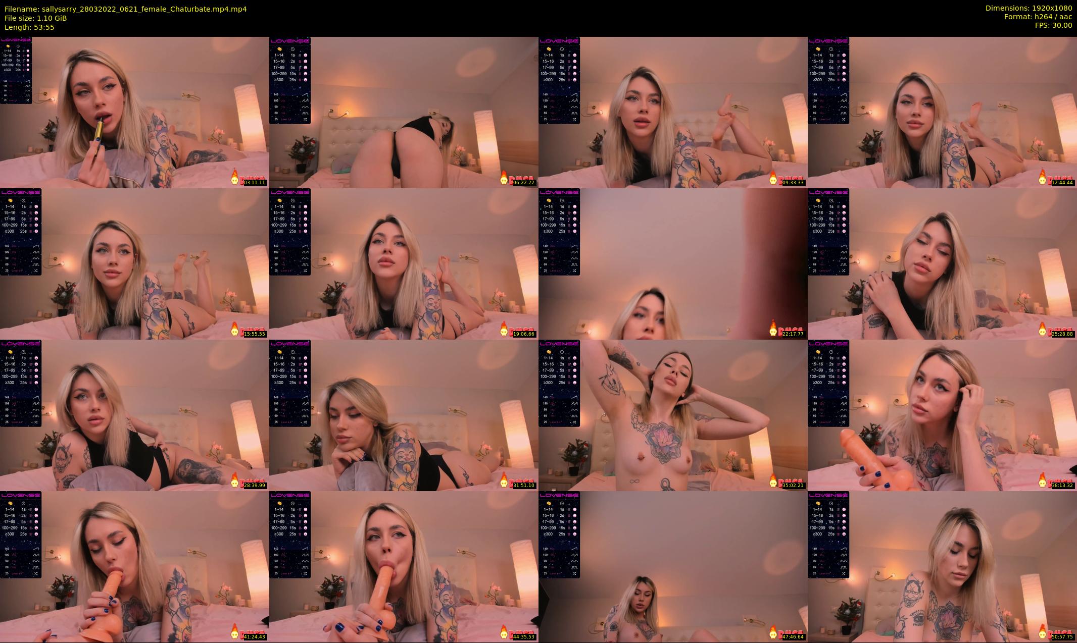 sallysarry — 54 minute Chaturbate couple cam show recording, 1080p, Mar 28, 2022