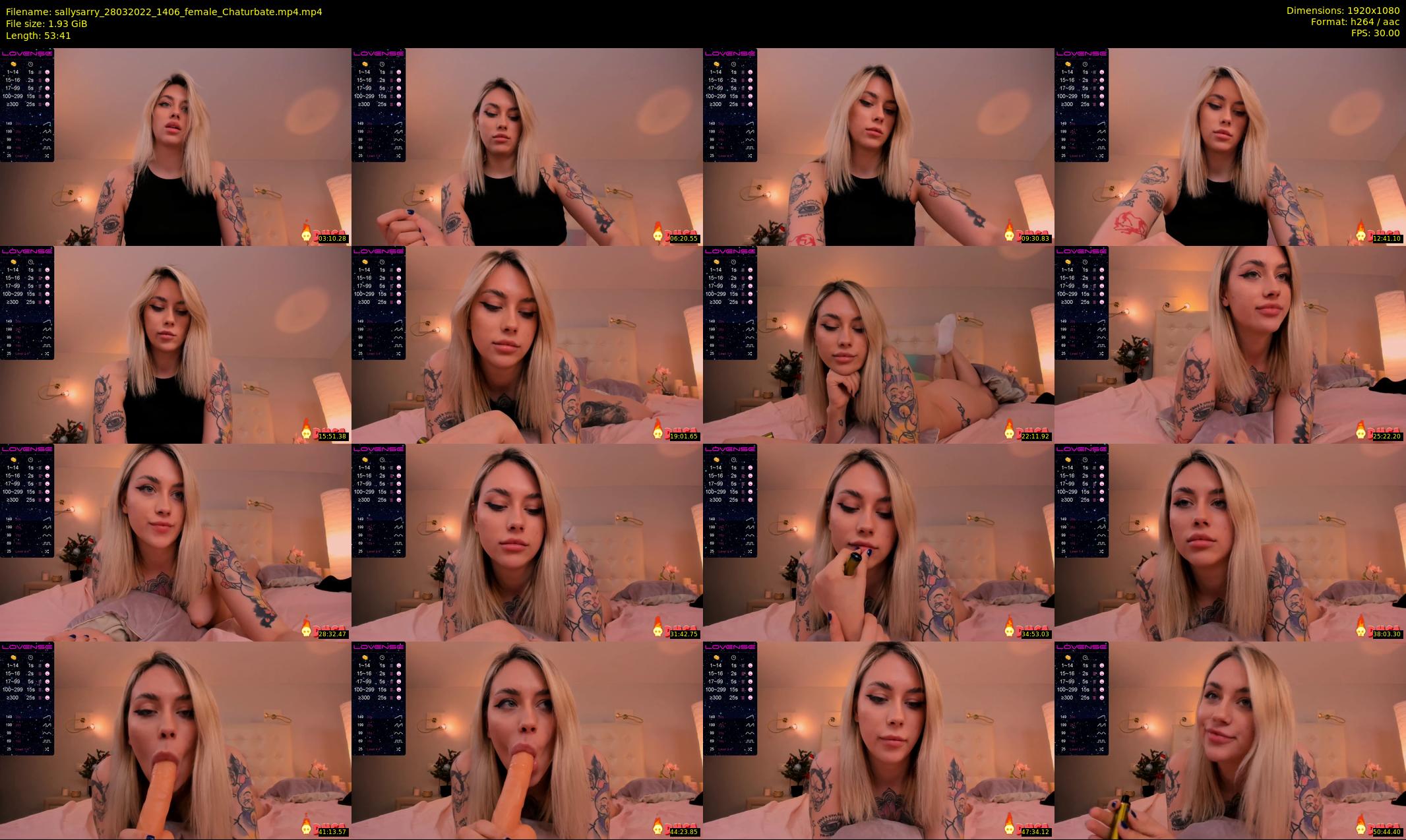 sallysarry — 54 minute Chaturbate couple cam show recording, 1080p, Mar 28, 2022