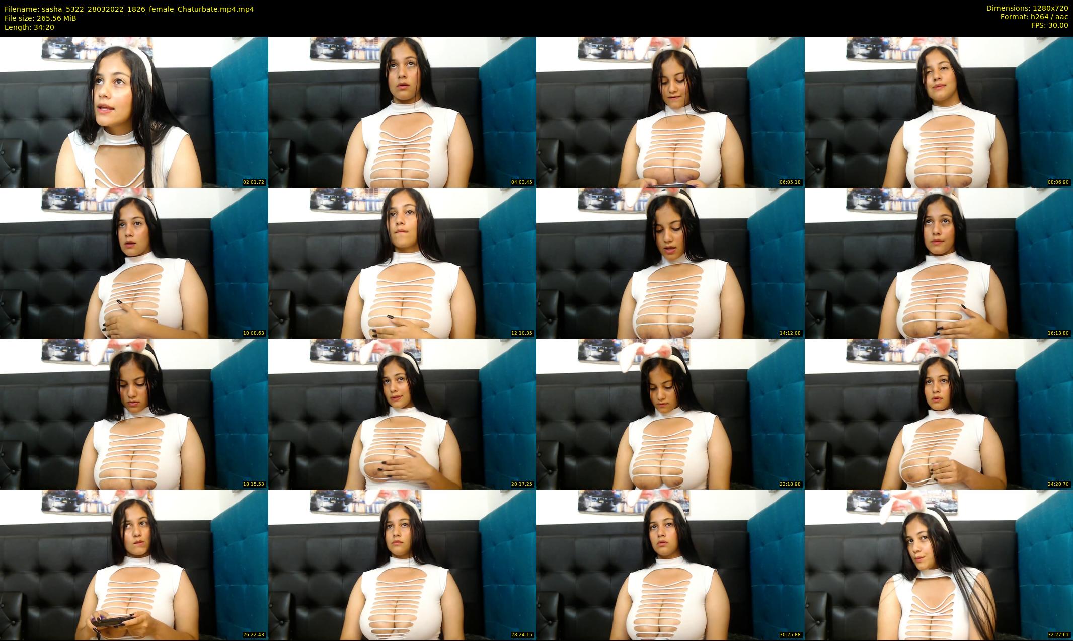 sasha_5322 — 35 minute Chaturbate female cam show recording, 720p, Mar 28, 2022