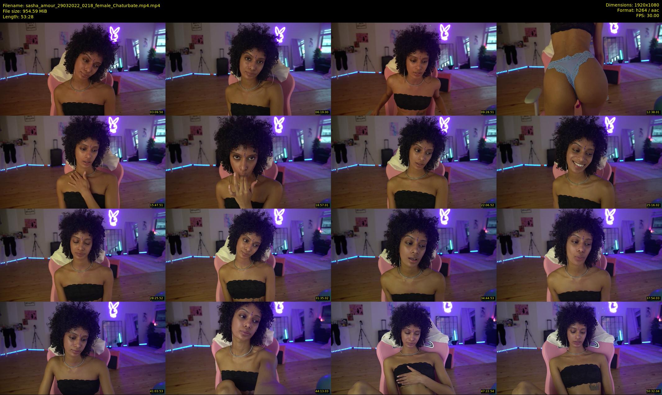 sasha_amour — 54 minute Chaturbate female cam show recording, 1080p, Mar 29, 2022