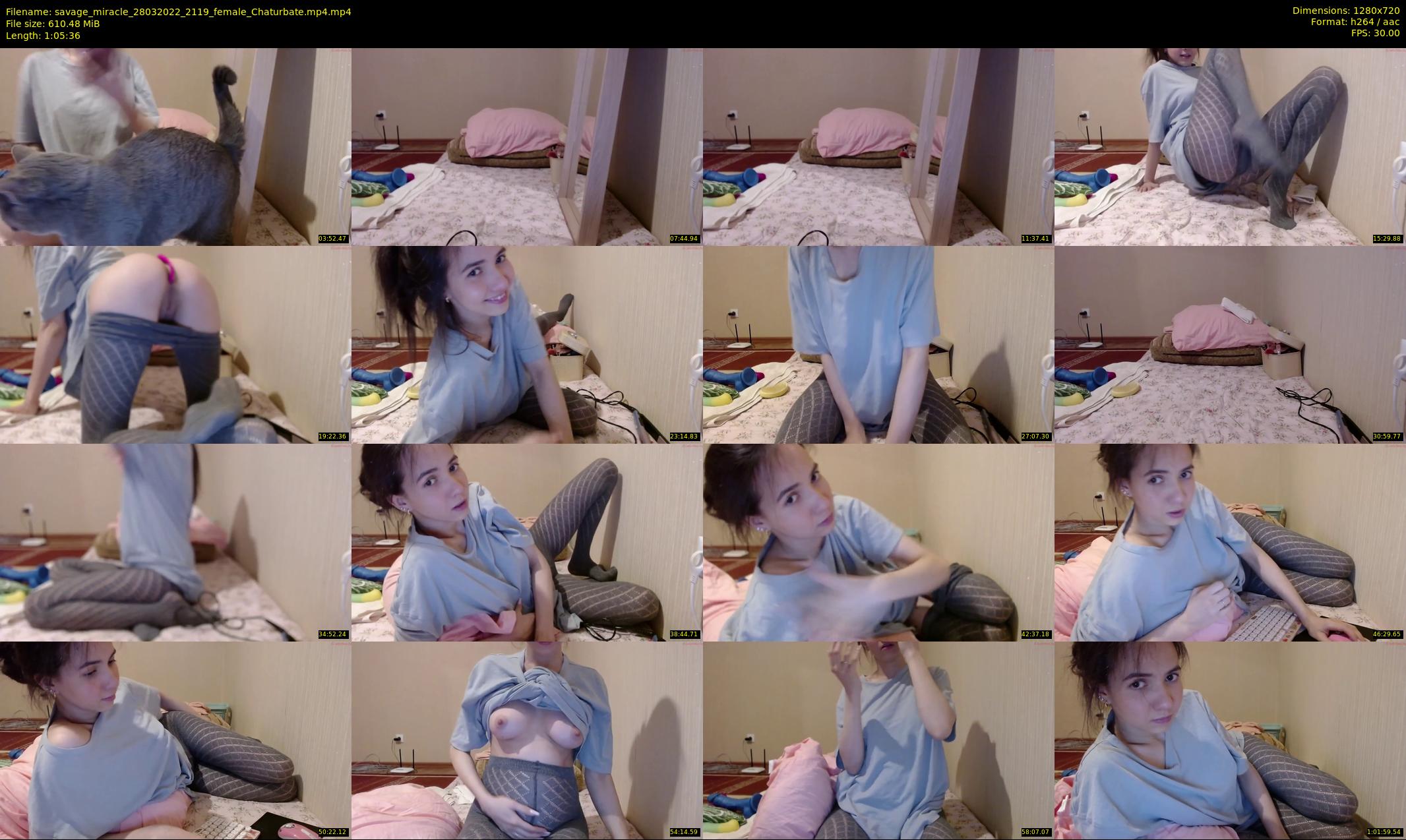 savage_miracle — 66 minute Chaturbate female cam show recording, 720p, Mar 28, 2022