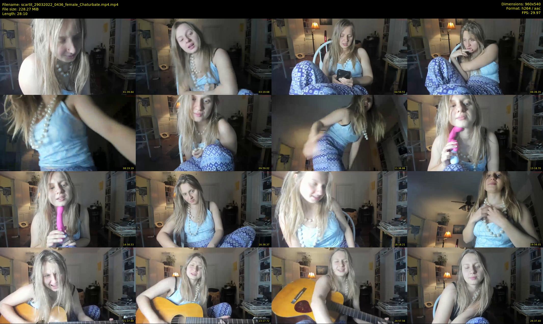 scartit — 29 minute Chaturbate female cam show recording, 480p, Mar 29, 2022