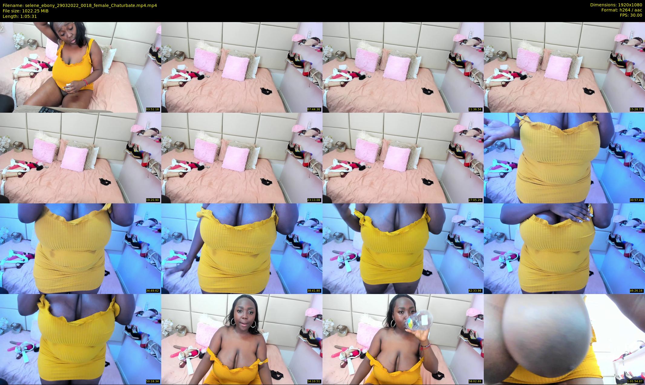 selene_ebony — 66 minute Chaturbate female cam show recording, 1080p, Mar 29, 2022