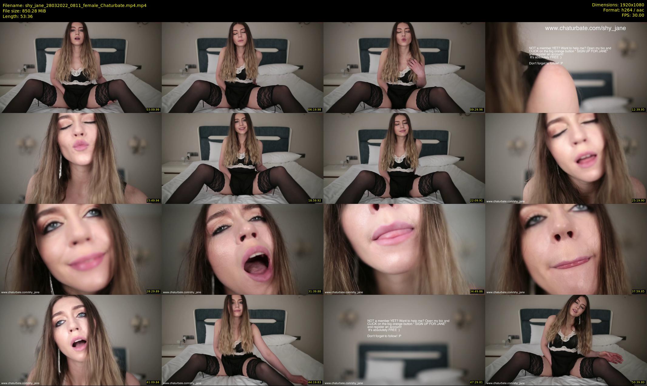 shy_jane — 54 minute Chaturbate female cam show recording, 1080p, Mar 28, 2022