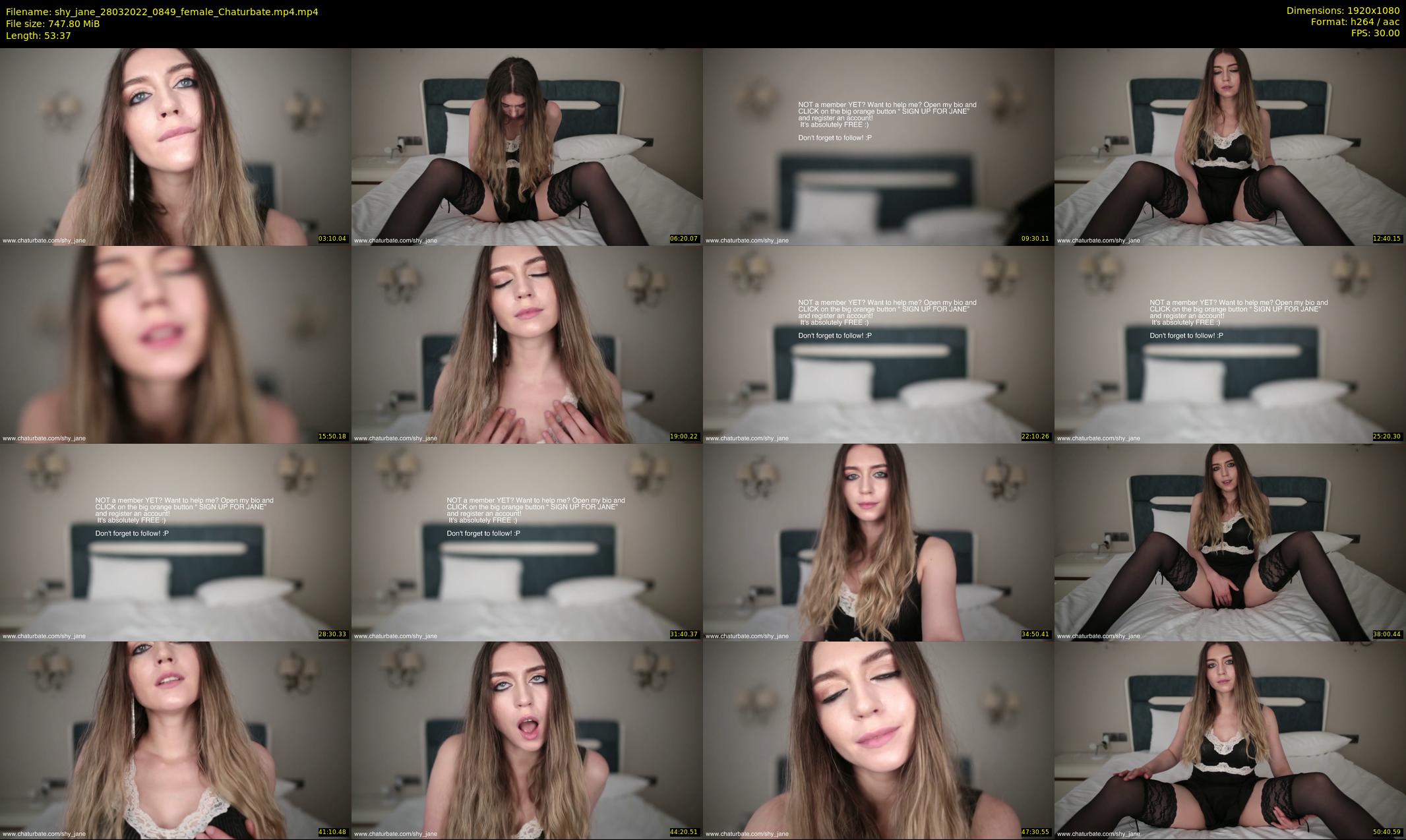 shy_jane — 54 minute Chaturbate female cam show recording, 1080p, Mar 28, 2022