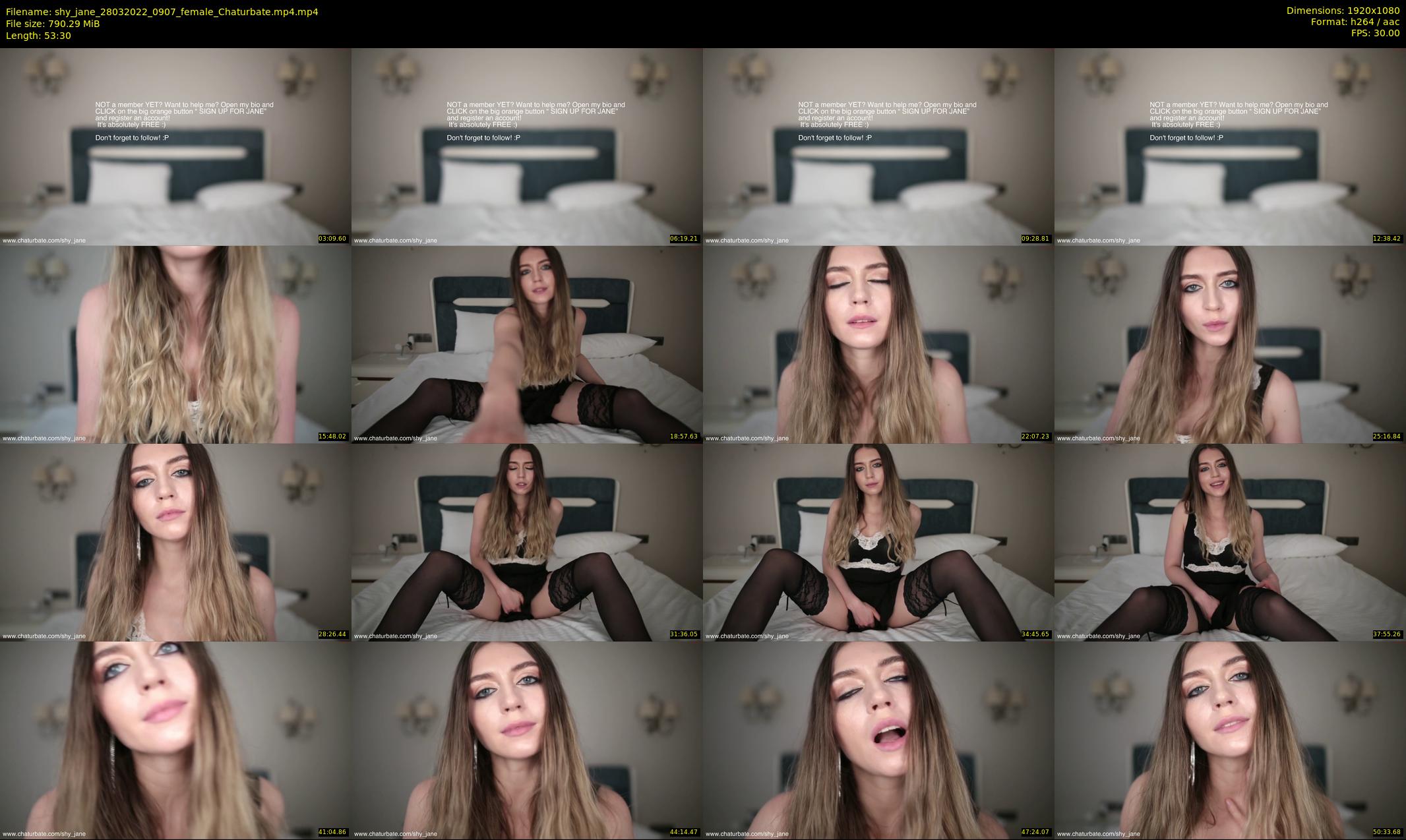 shy_jane — 54 minute Chaturbate female cam show recording, 1080p, Mar 28, 2022