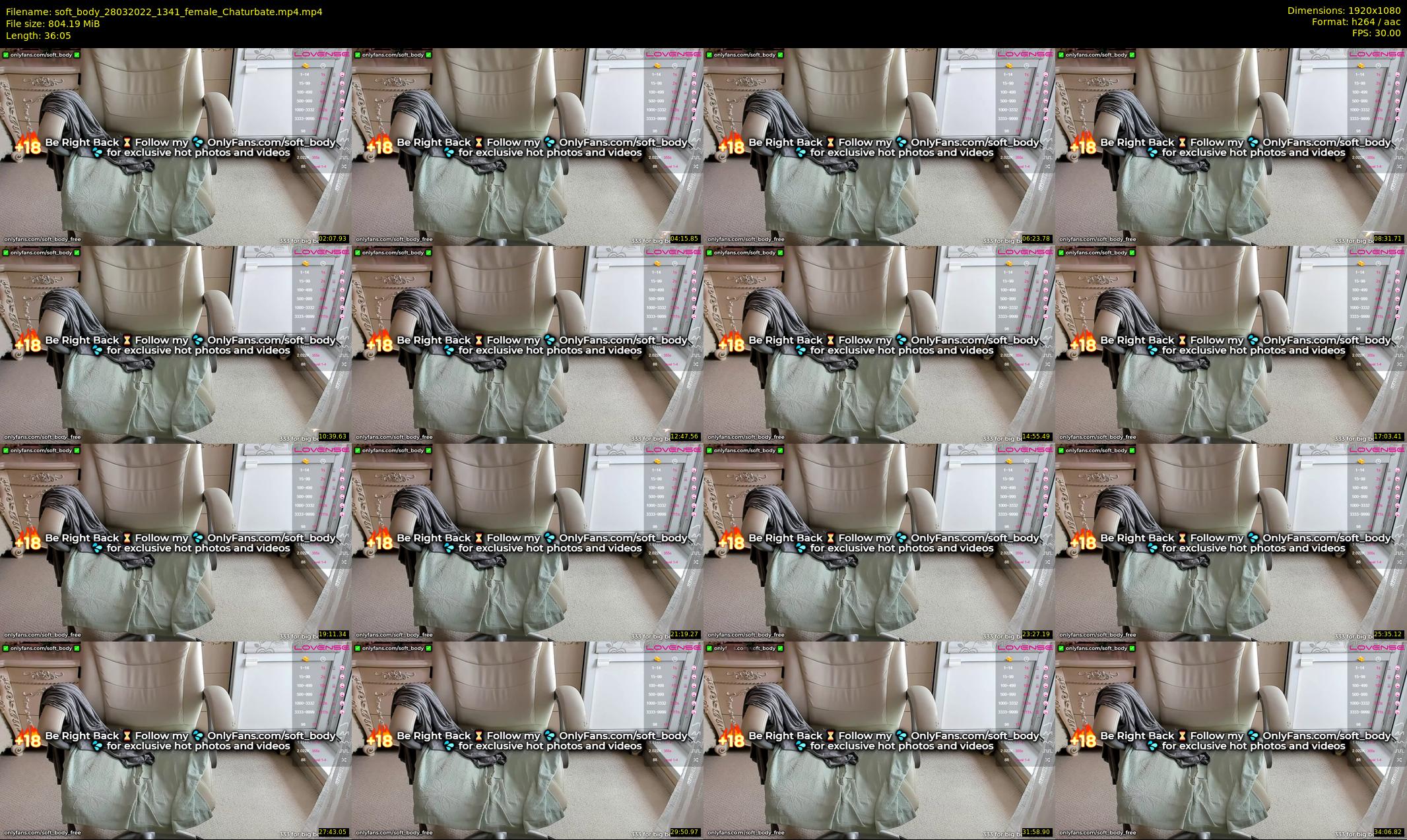 soft_body — 37 minute Chaturbate female cam show recording, 1080p, Mar 28, 2022