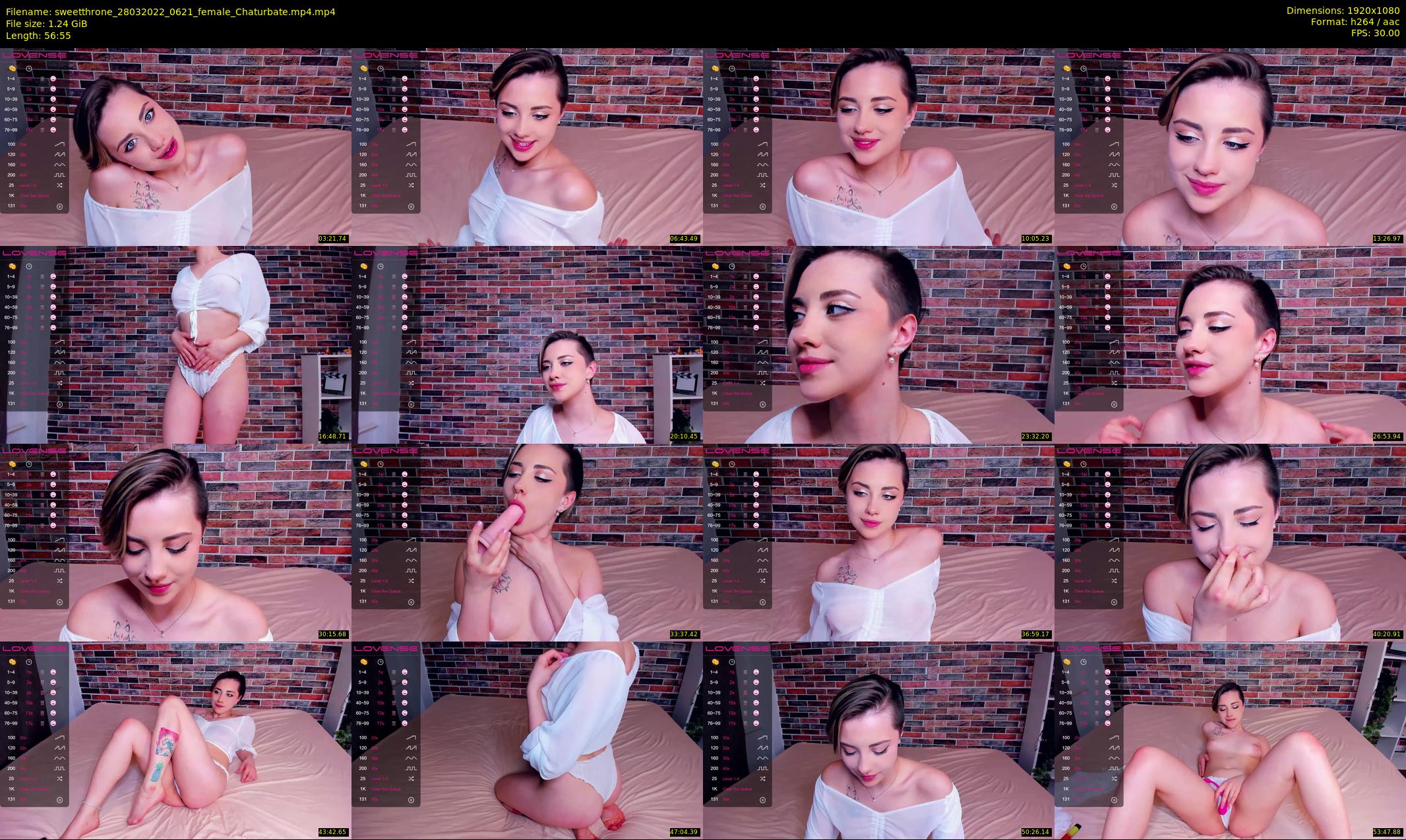 sweetthrone — 57 minute Chaturbate couple cam show recording, 1080p, Mar 28, 2022