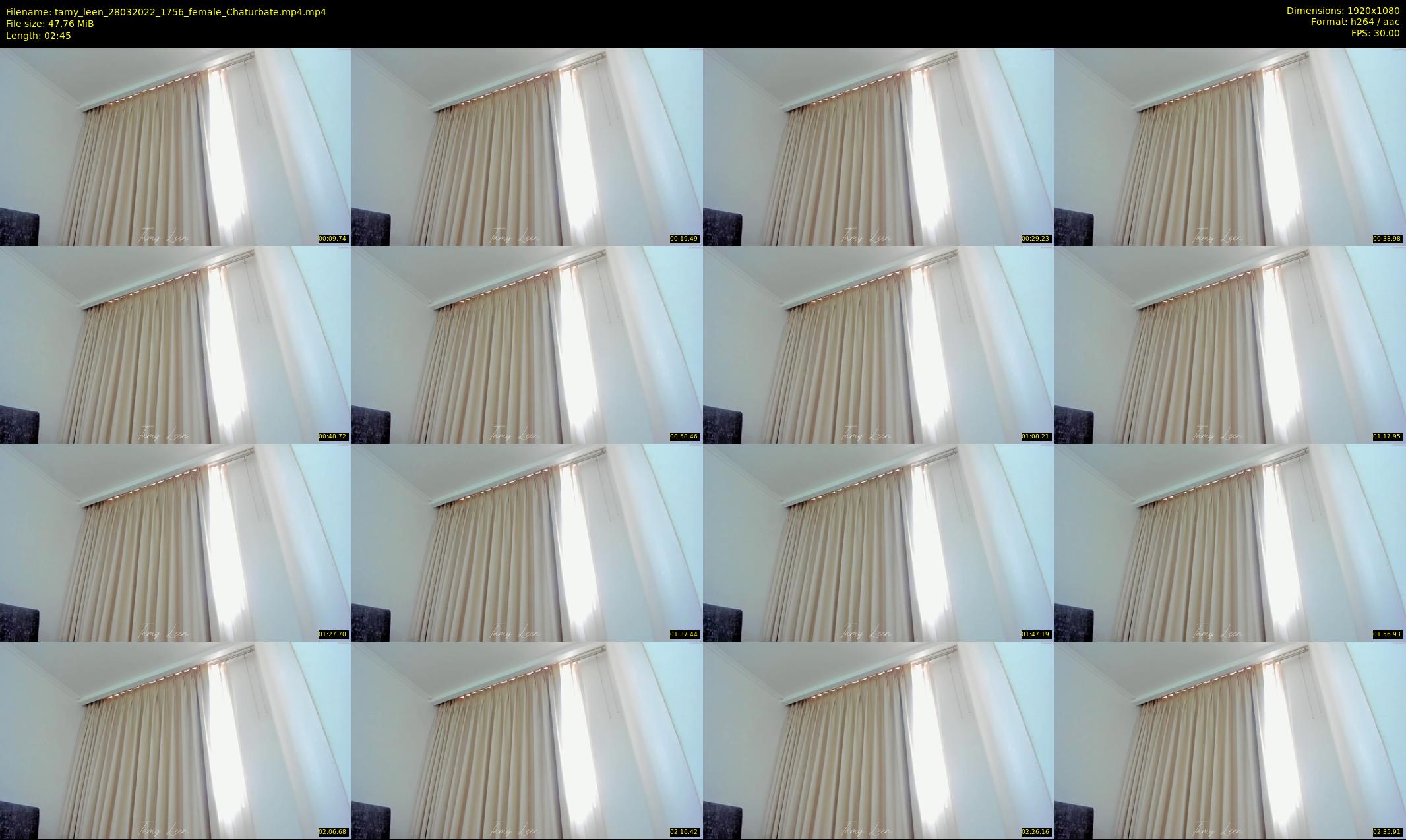 tamy_leen — 3 minute Chaturbate female cam show recording, 1080p, Mar 28, 2022