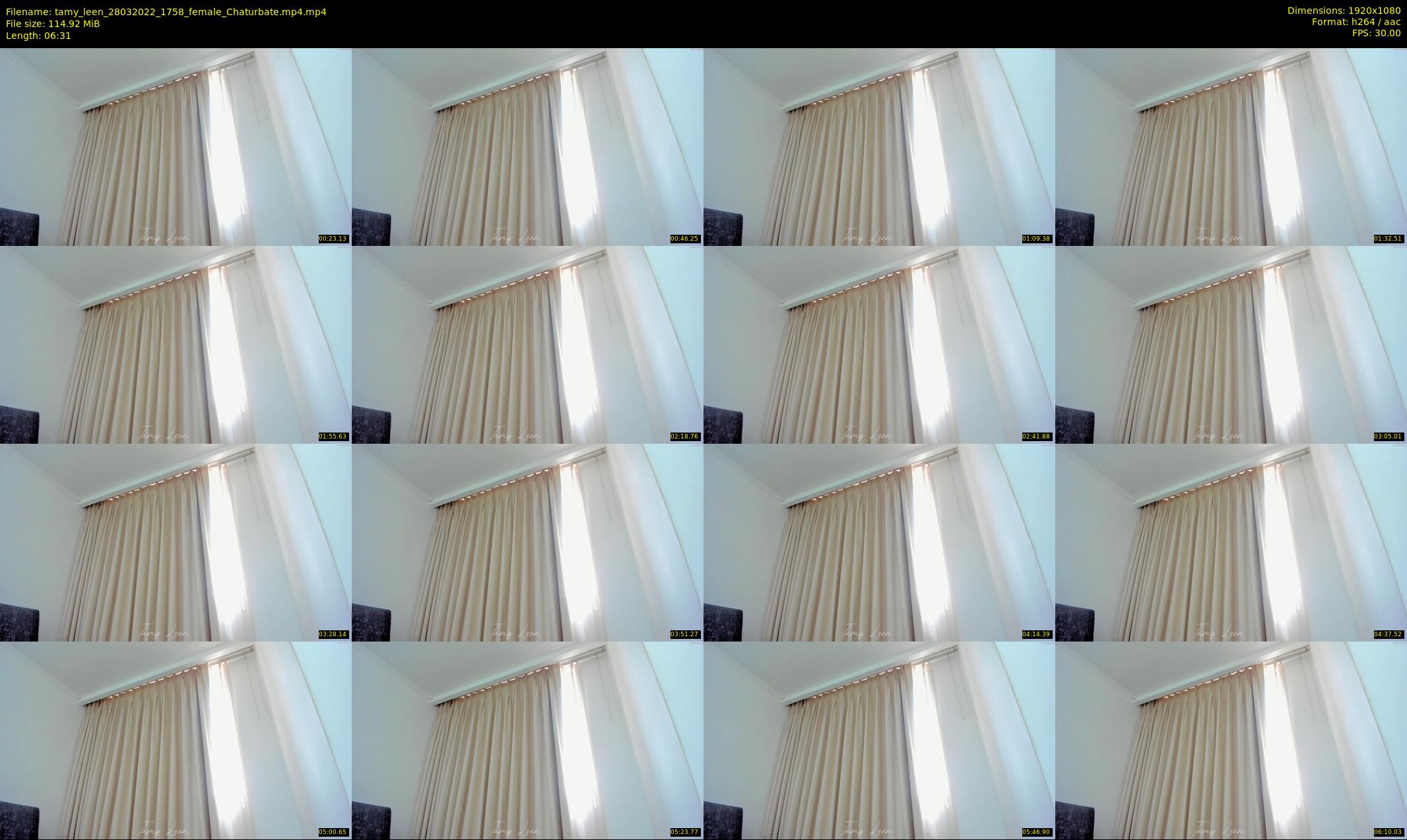 tamy_leen — 7 minute Chaturbate female cam show recording, 1080p, Mar 28, 2022