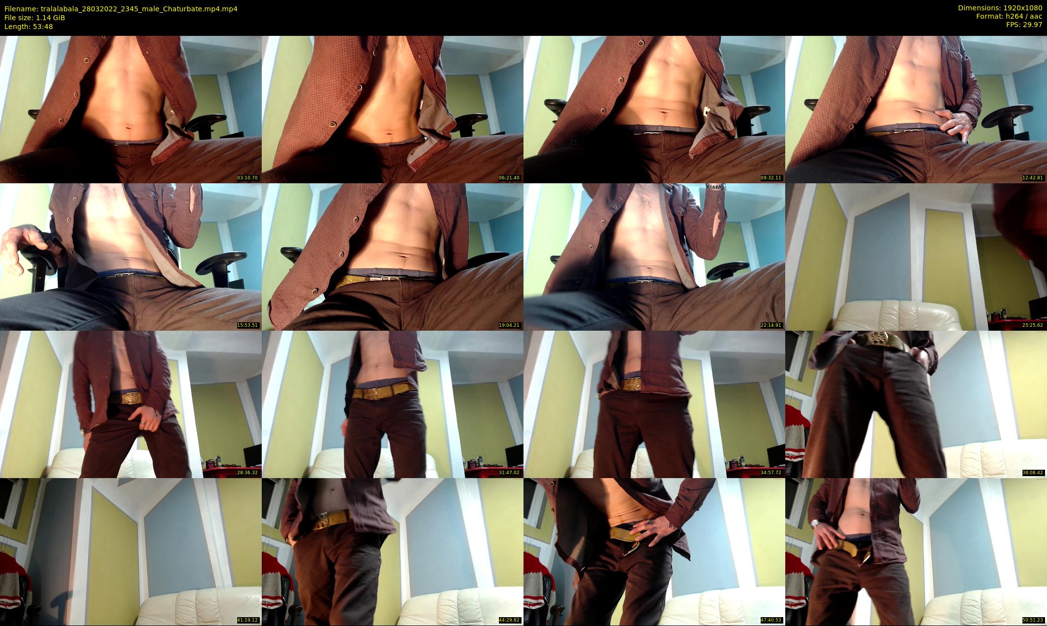 tralalabala — 54 minute Chaturbate male cam show recording, 1080p, Mar 28, 2022