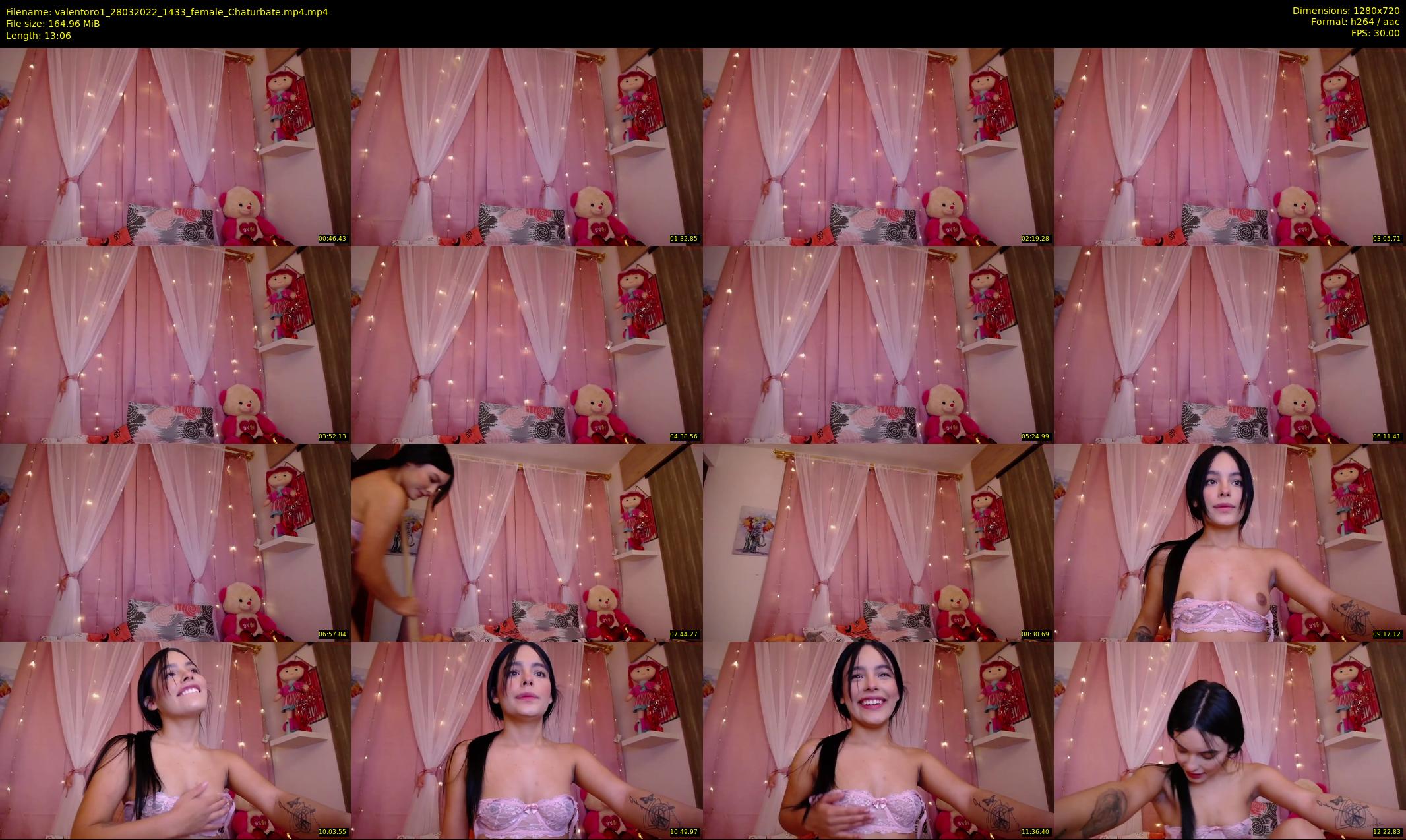 valentoro1 — 14 minute Chaturbate female cam show recording, 720p, Mar 28, 2022
