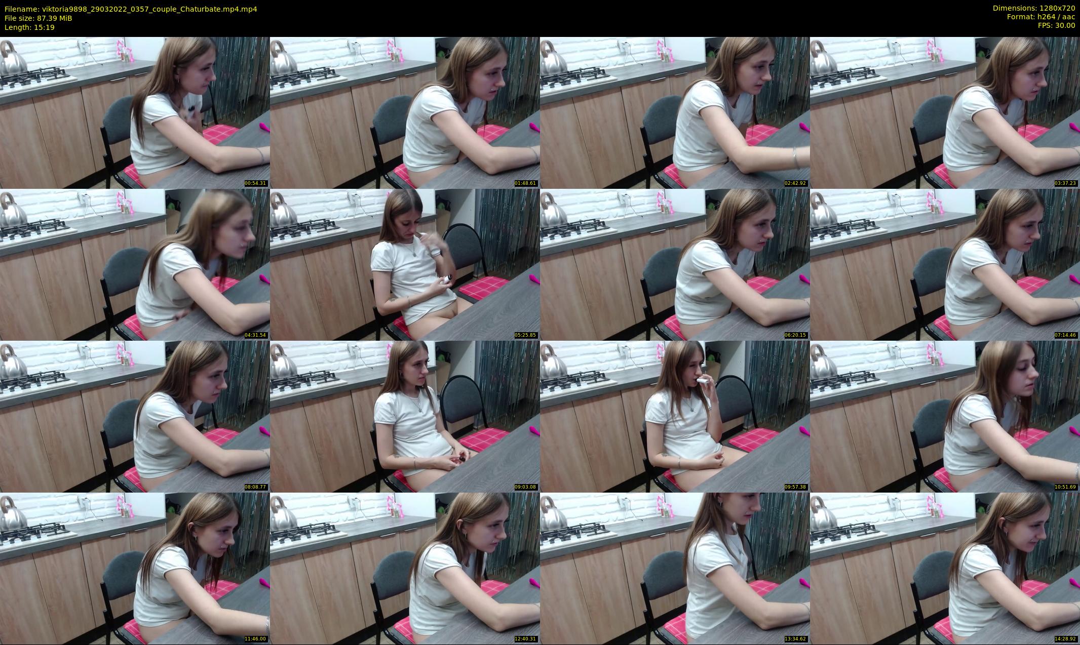 viktoria9898 — 16 minute Chaturbate couple cam show recording, 720p, Mar 29, 2022