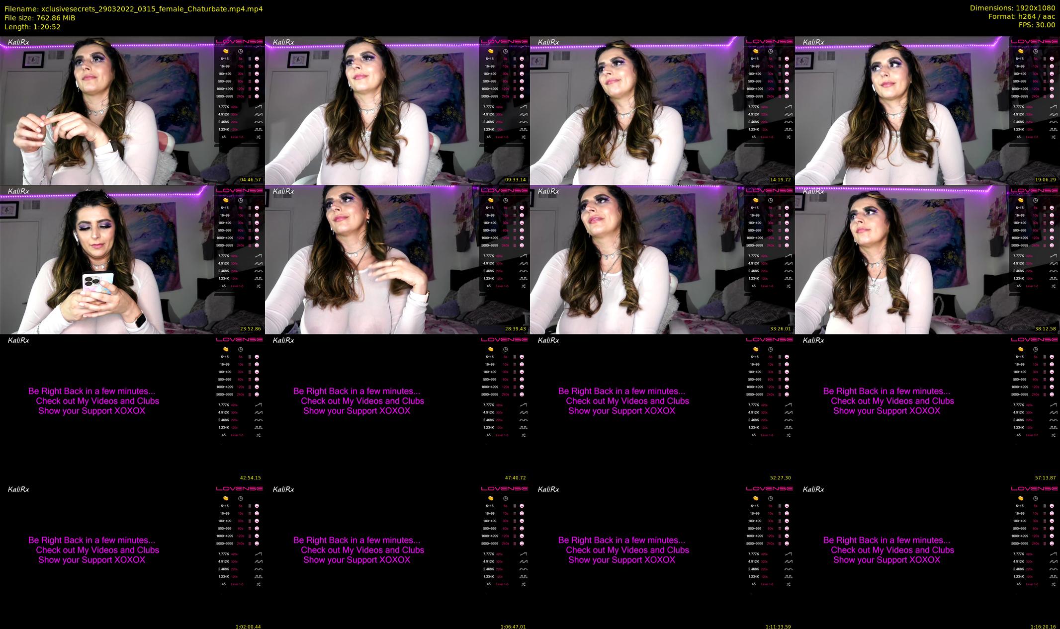 xclusivesecrets — 81 minute Chaturbate female cam show recording, 1080p, Mar 29, 2022