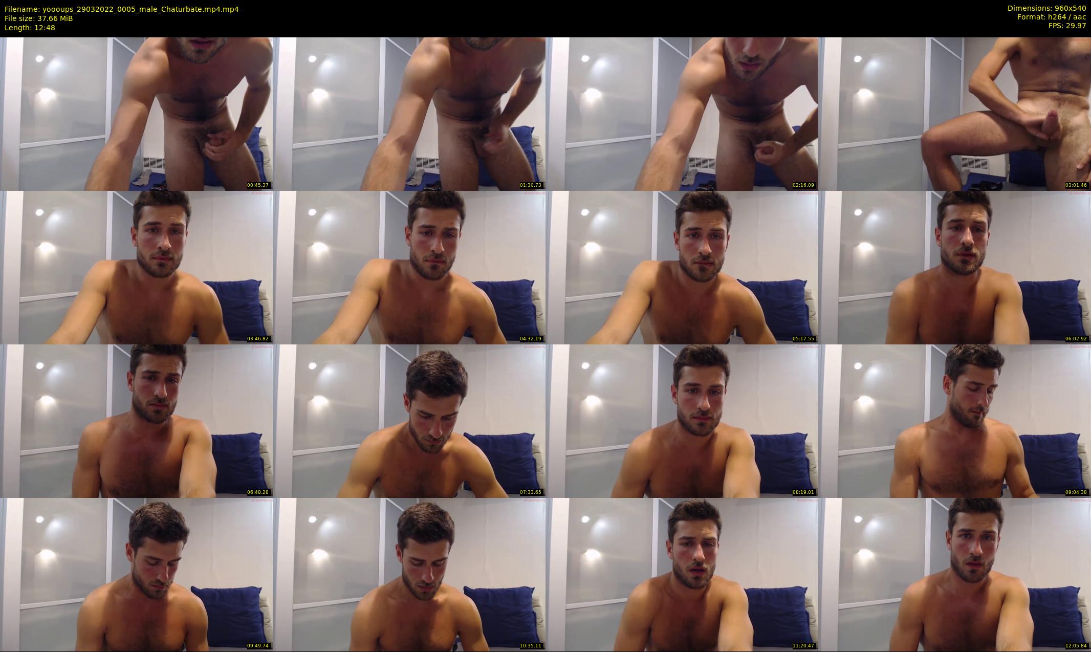 yoooups — 13 minute Chaturbate male cam show recording, 480p, Mar 29, 2022