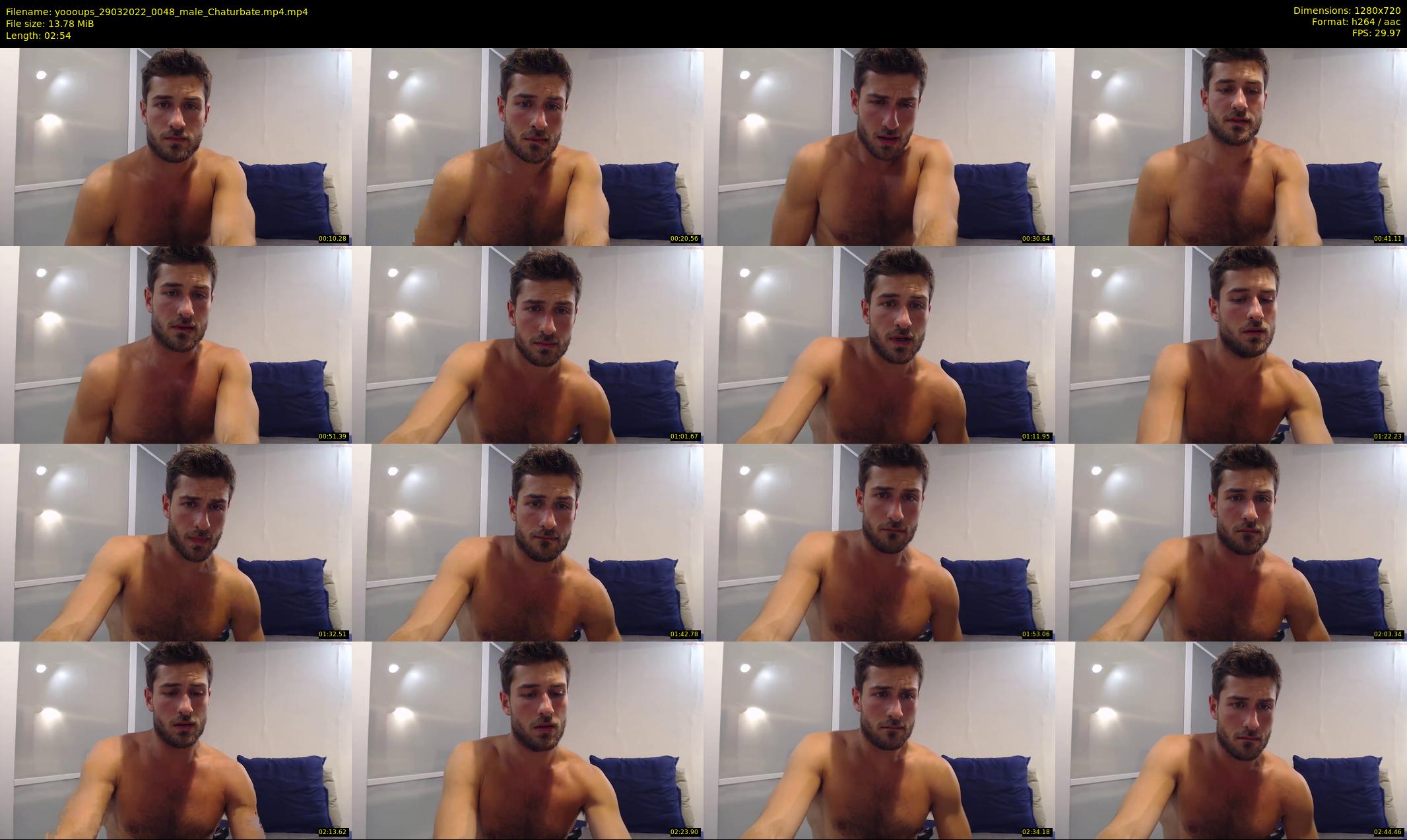 yoooups — 3 minute Chaturbate male cam show recording, 720p, Mar 29, 2022