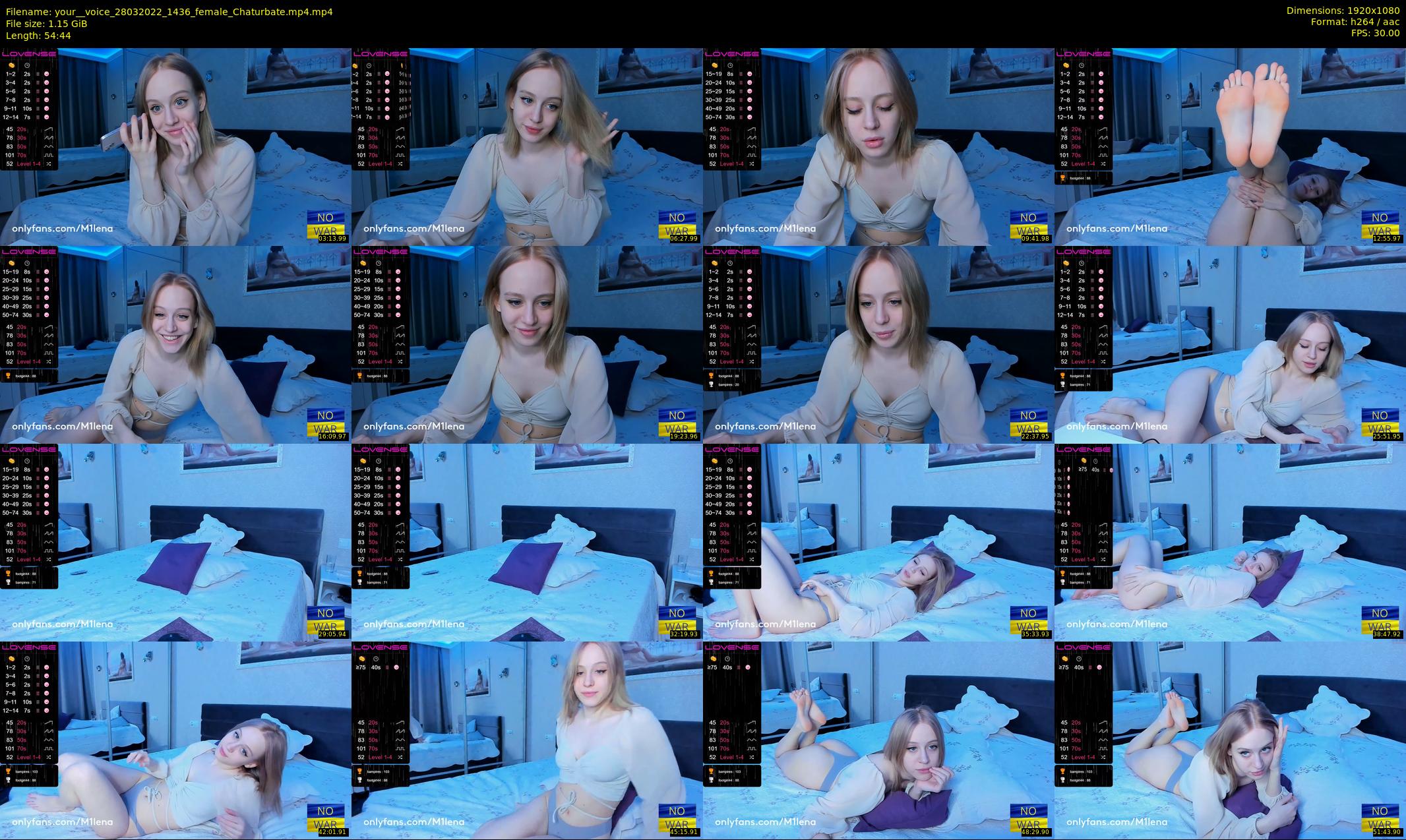 your__voice — 55 minute Chaturbate female cam show recording, 1080p, Mar 28, 2022