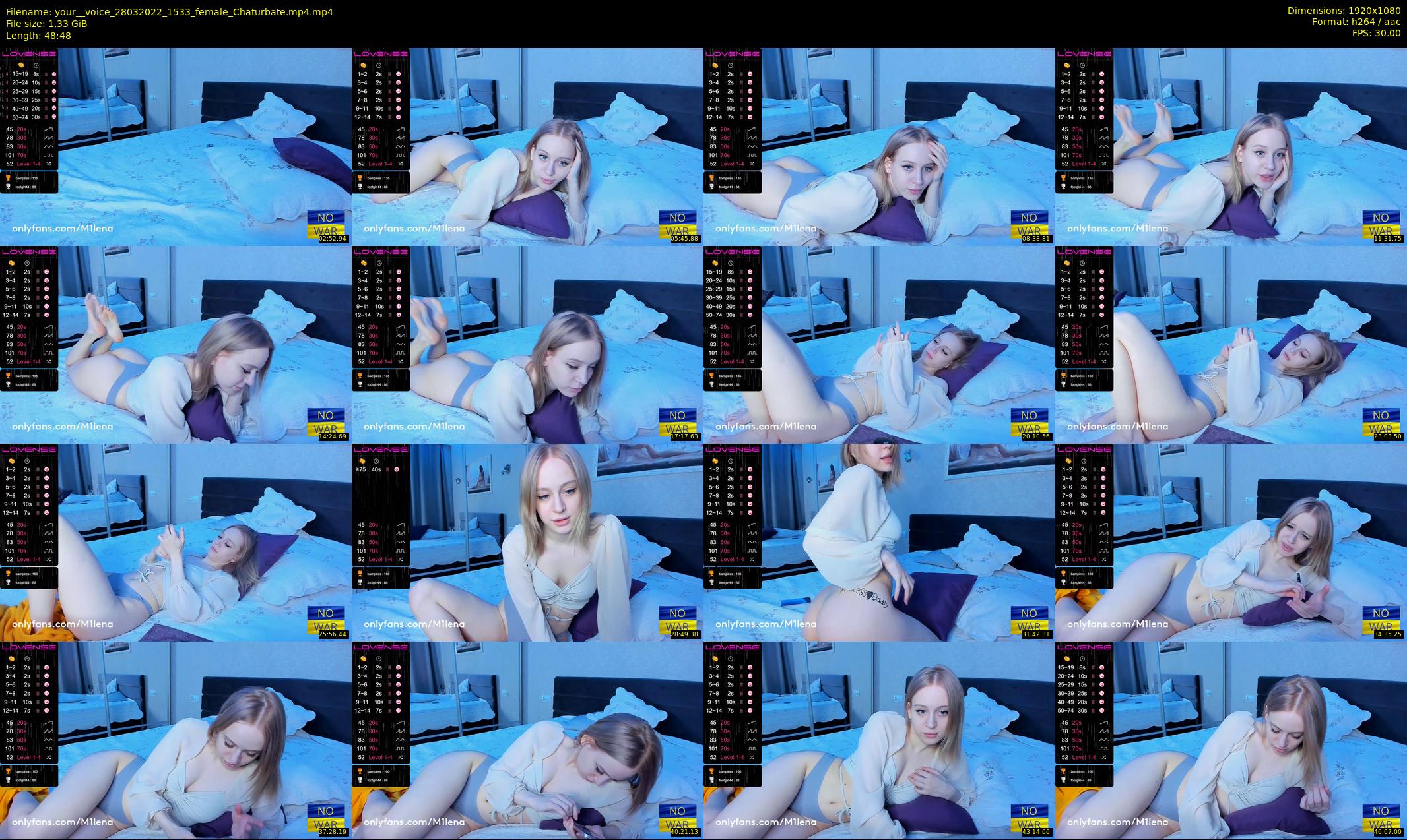 your__voice — 49 minute Chaturbate female cam show recording, 1080p, Mar 28, 2022