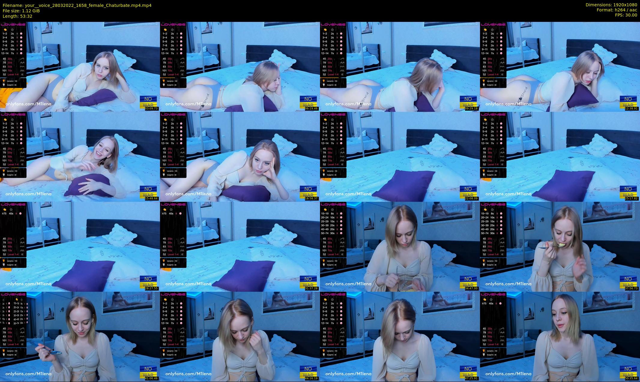 your__voice — 54 minute Chaturbate female cam show recording, 1080p, Mar 28, 2022
