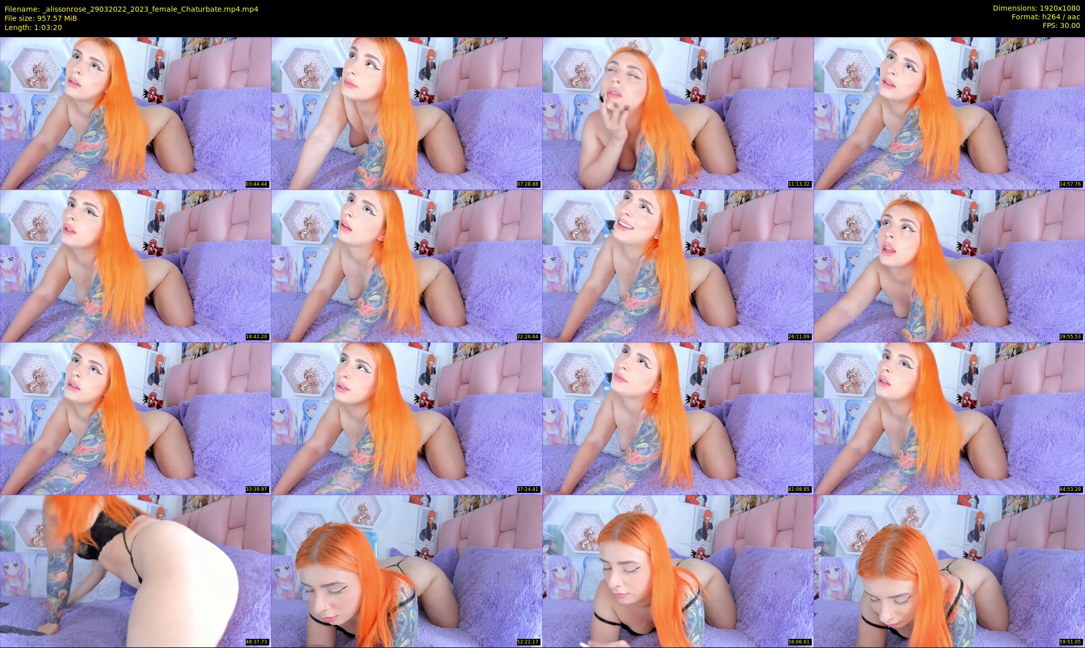 _alissonrose — 64 minute Chaturbate female cam show recording, 1080p, Mar 29, 2022
