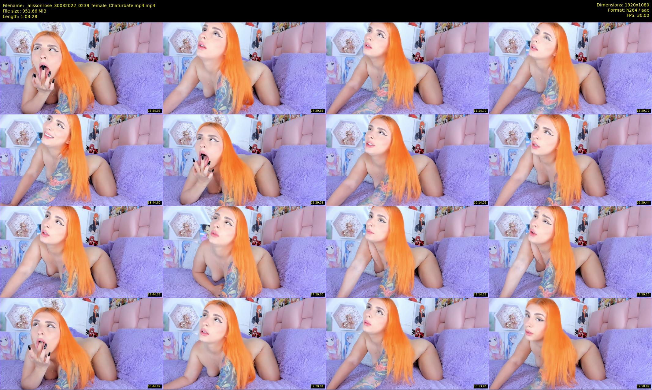 _alissonrose — 64 minute Chaturbate female cam show recording, 1080p, Mar 30, 2022