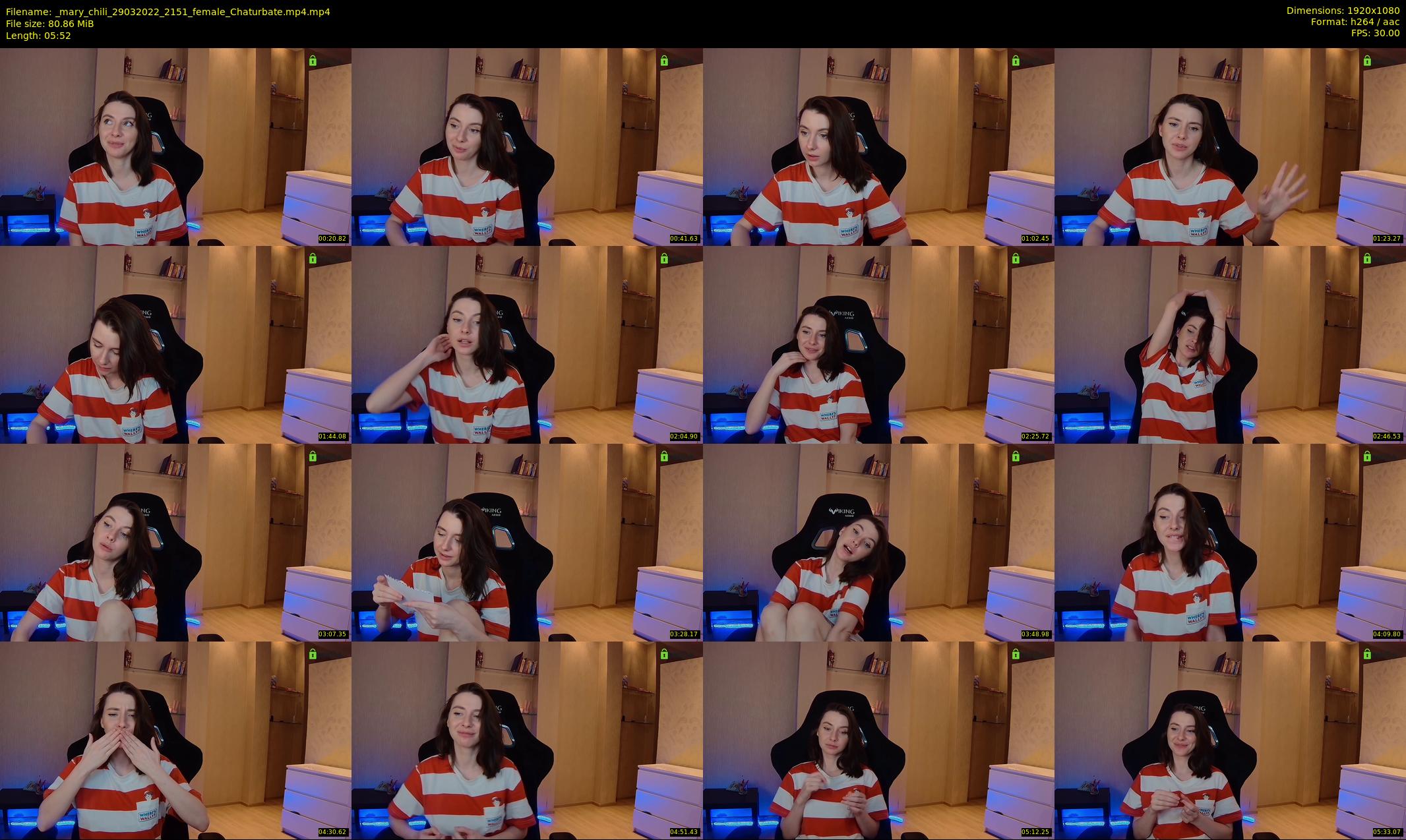 _mary_chili — 6 minute Chaturbate female cam show recording, 1080p, Mar 29, 2022
