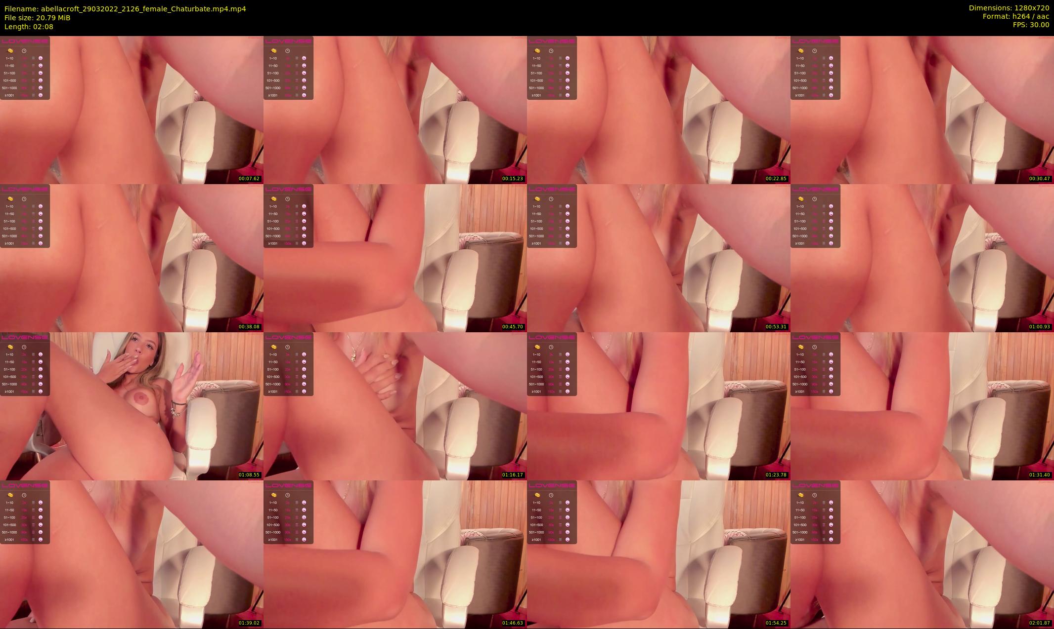 abellacroft — 3 minute Chaturbate female cam show recording, 720p, Mar 29, 2022