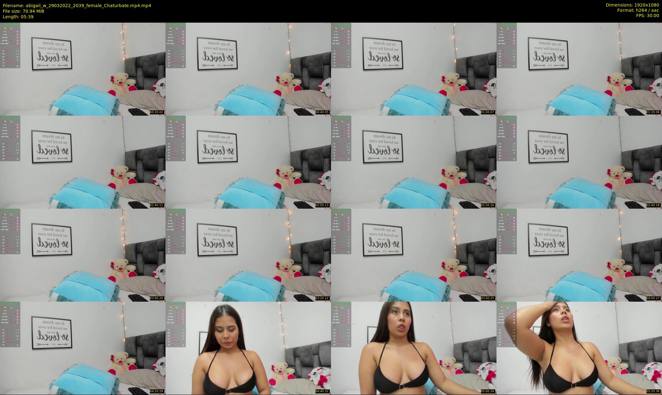 abigail_w — 6 minute Chaturbate female cam show recording, 1080p, Mar 29, 2022
