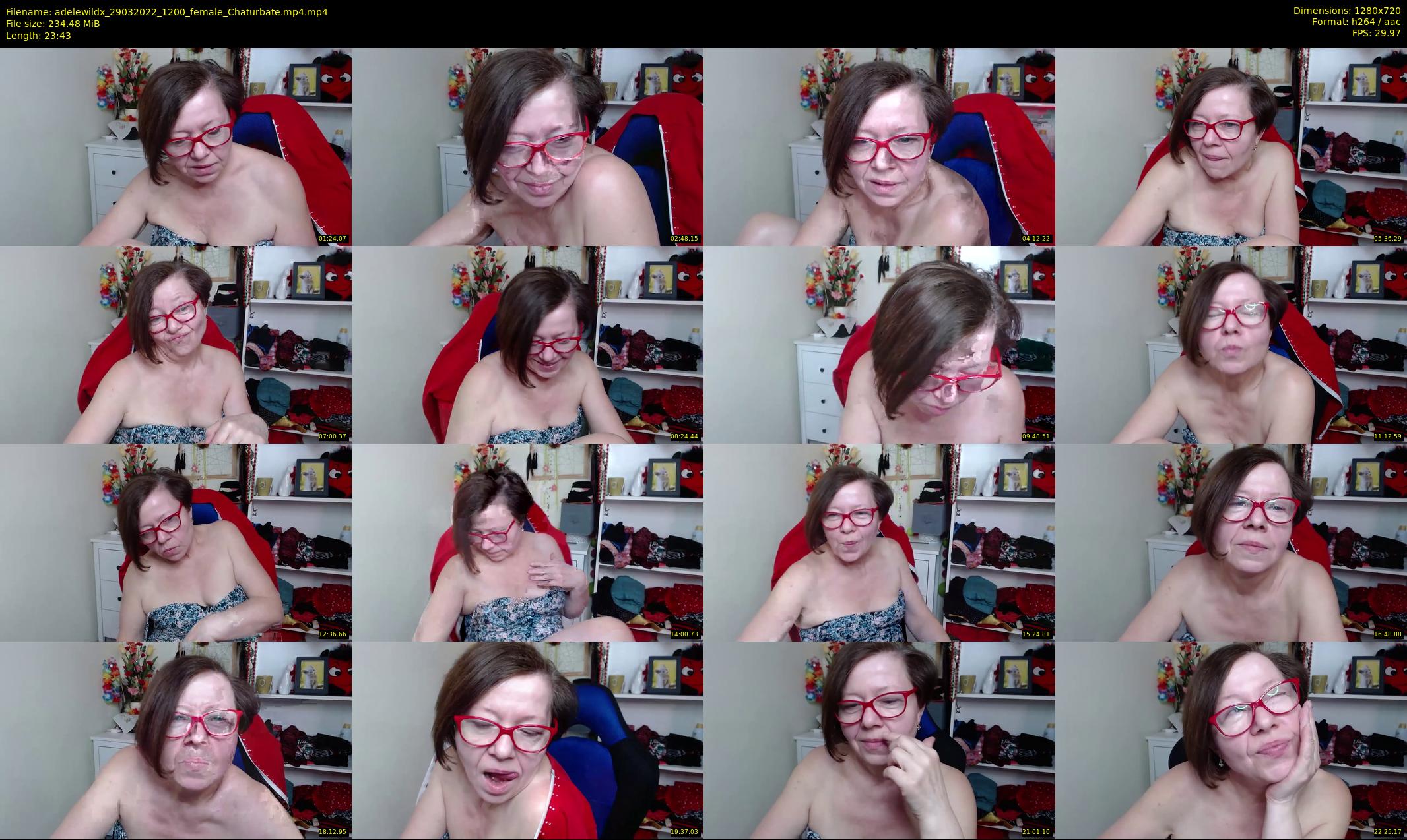 adelewildx — 24 minute Chaturbate female cam show recording, 720p, Mar 29, 2022