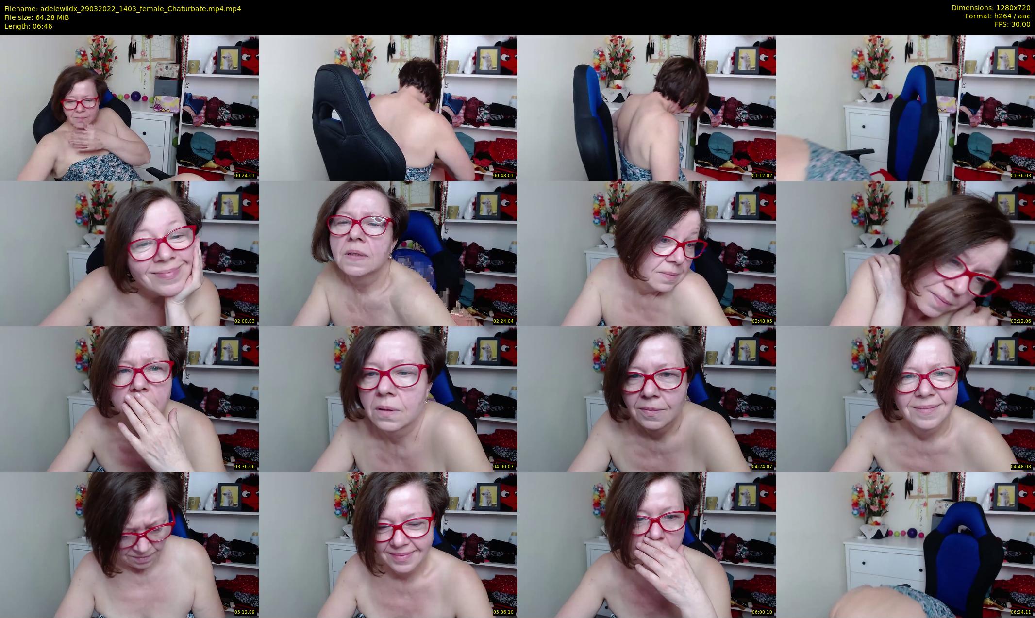 adelewildx — 7 minute Chaturbate female cam show recording, 720p, Mar 29, 2022