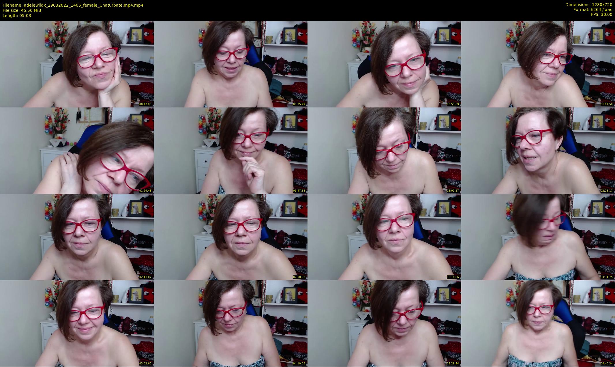 adelewildx — 6 minute Chaturbate female cam show recording, 720p, Mar 29, 2022
