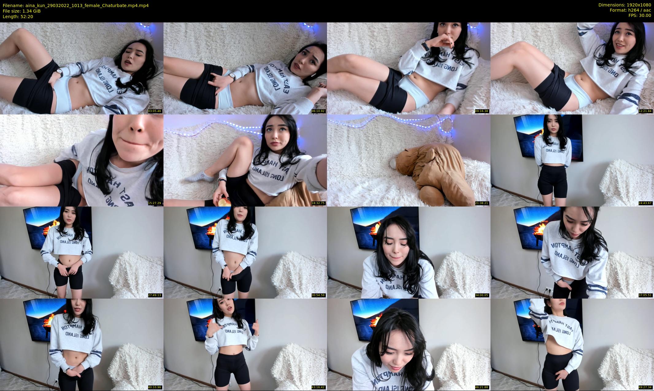 aina_kun — 53 minute Chaturbate female cam show recording, 1080p, Mar 29, 2022