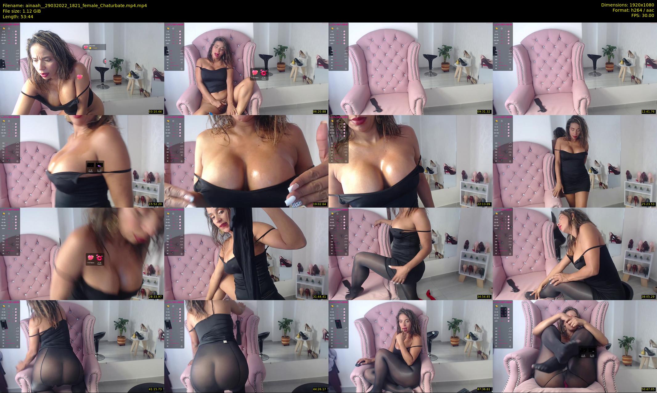 ainaah_ — 54 minute Chaturbate female cam show recording, 1080p, Mar 29, 2022