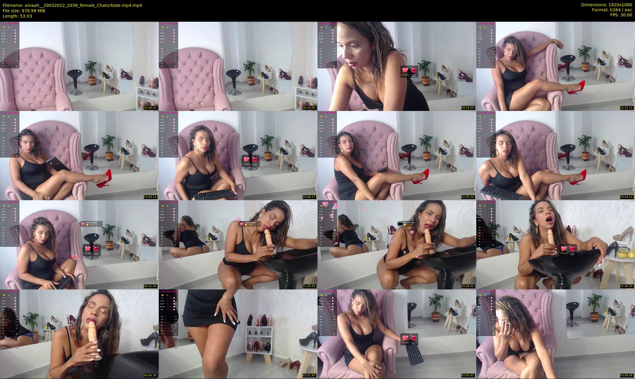 ainaah_ — 54 minute Chaturbate female cam show recording, 1080p, Mar 29, 2022