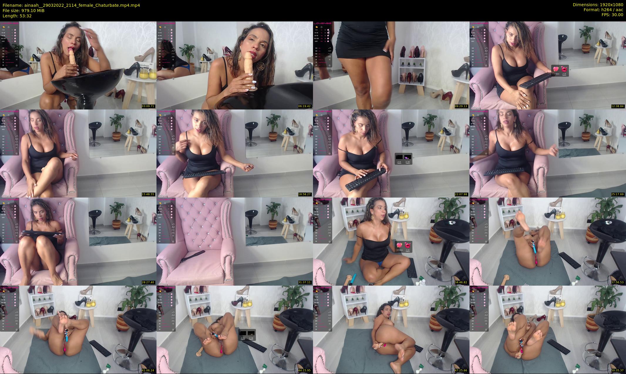 ainaah_ — 54 minute Chaturbate female cam show recording, 1080p, Mar 29, 2022