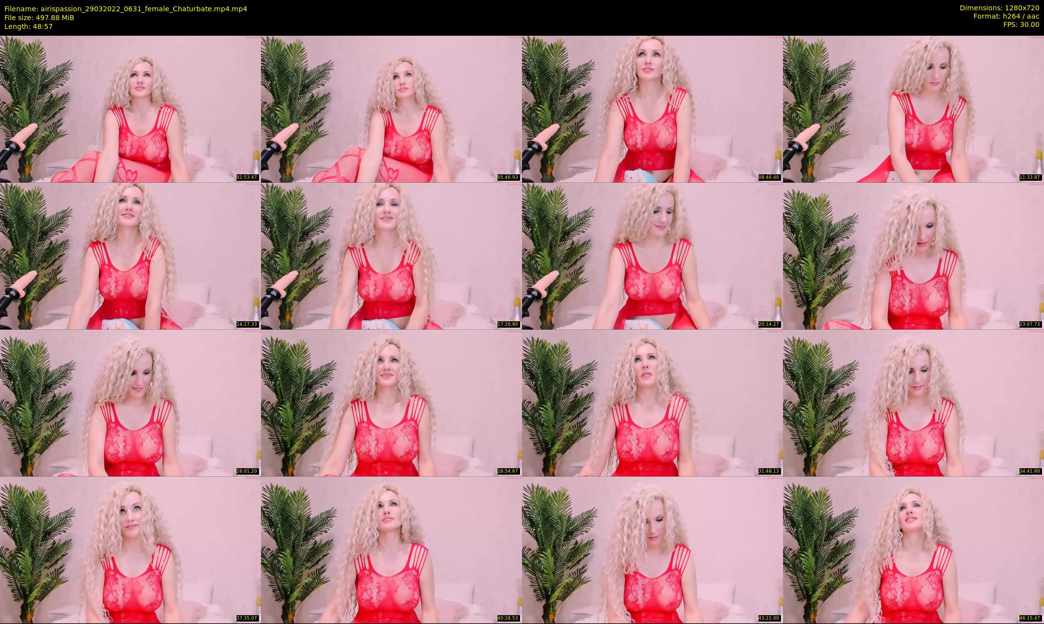 airispassion — 49 minute Chaturbate female cam show recording, 720p, Mar 29, 2022