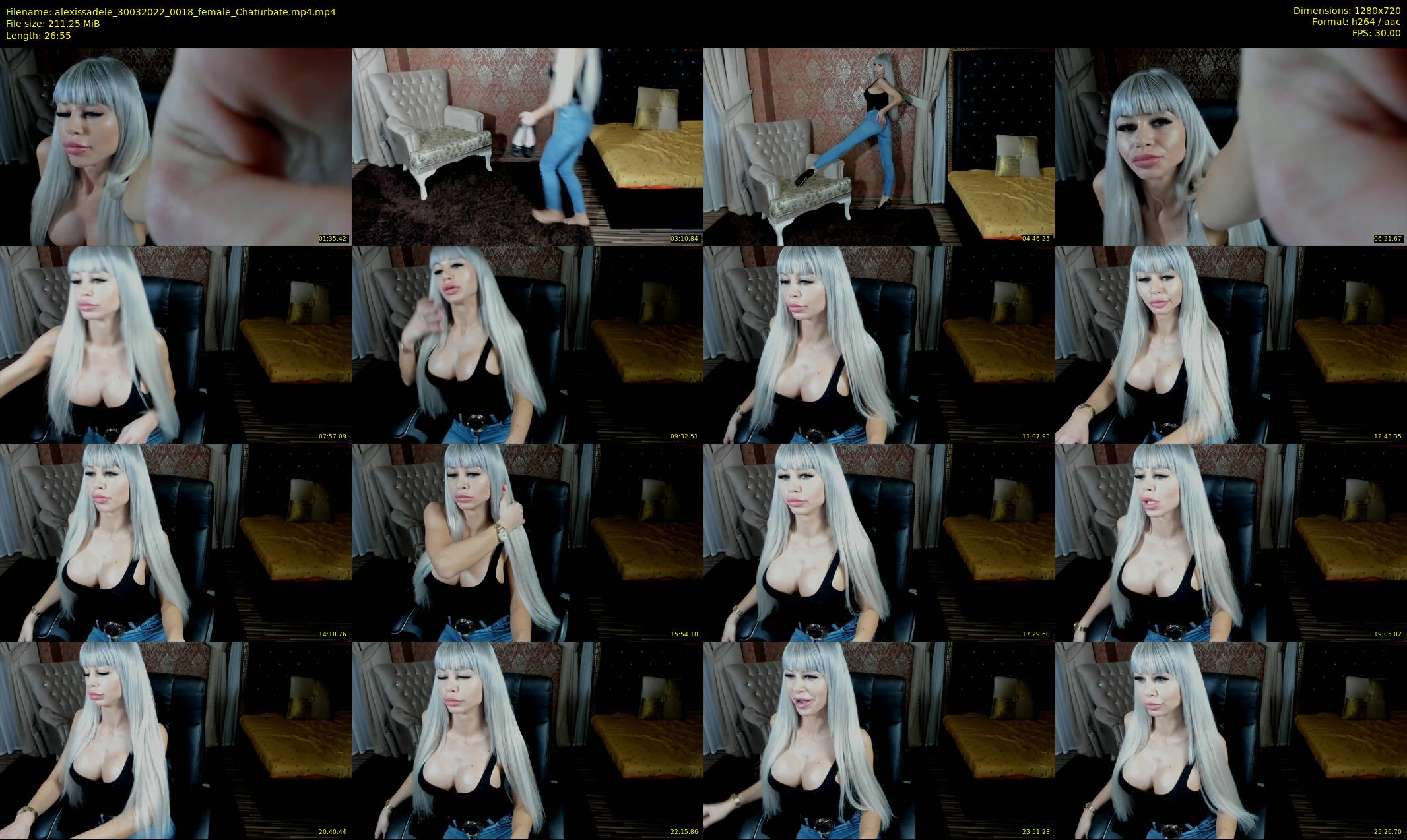 alexissadele — 27 minute Chaturbate female cam show recording, 720p, Mar 30, 2022