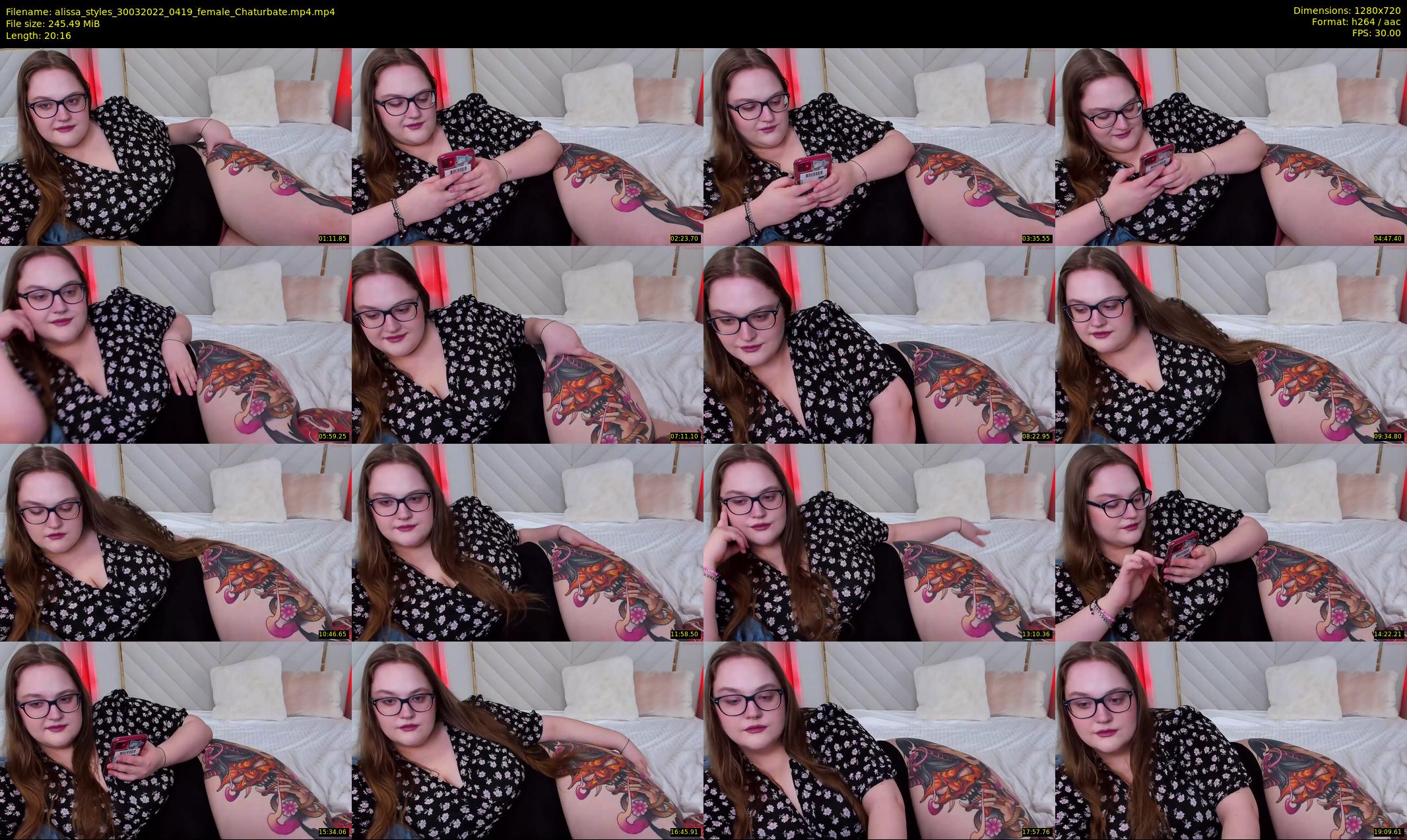 alissa_styles — 21 minute Chaturbate female cam show recording, 720p, Mar 30, 2022