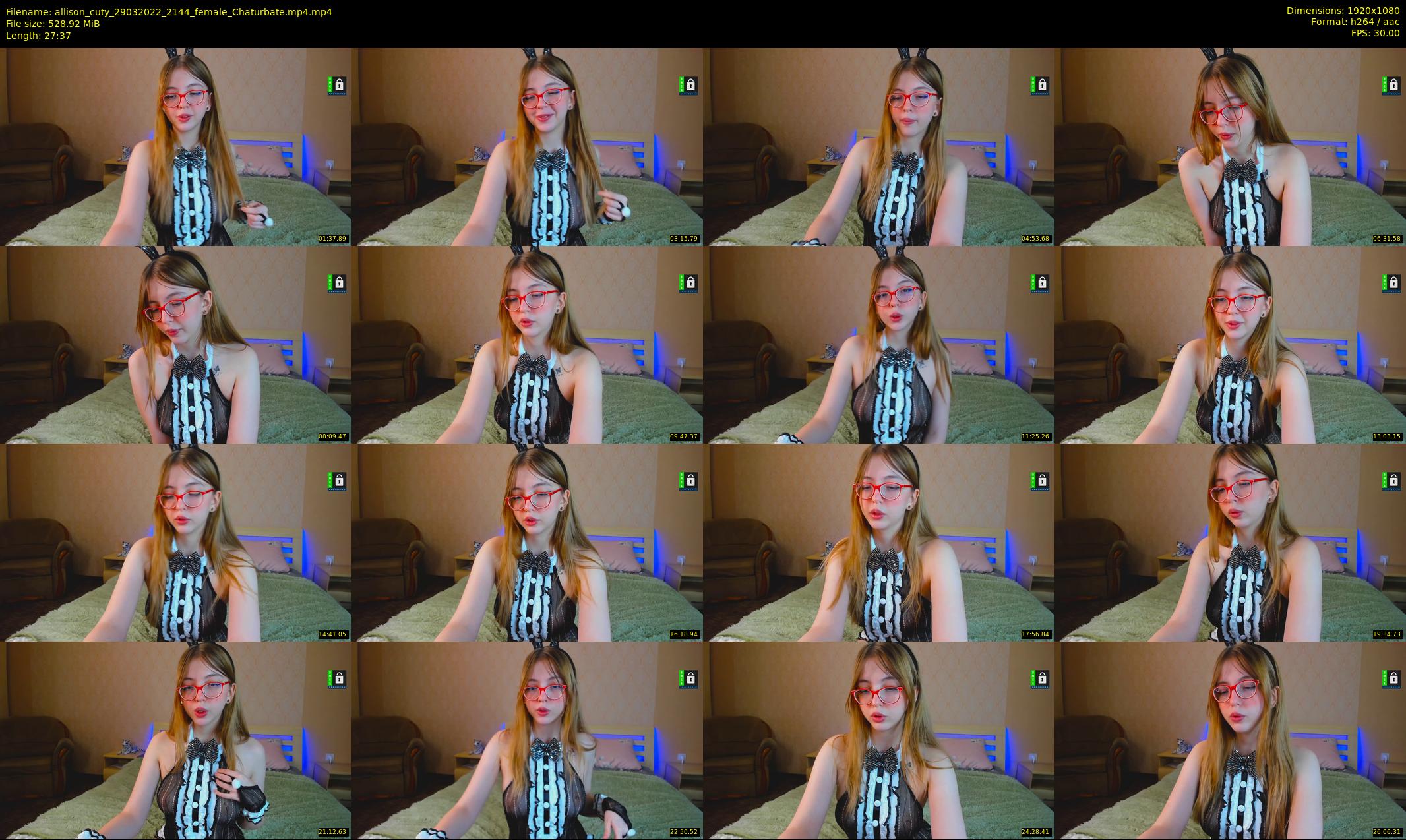 allison_cuty — 28 minute Chaturbate female cam show recording, 1080p, Mar 29, 2022