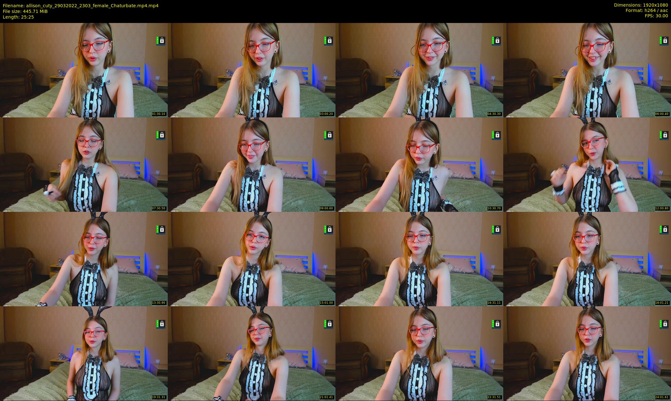 allison_cuty — 26 minute Chaturbate female cam show recording, 1080p, Mar 29, 2022