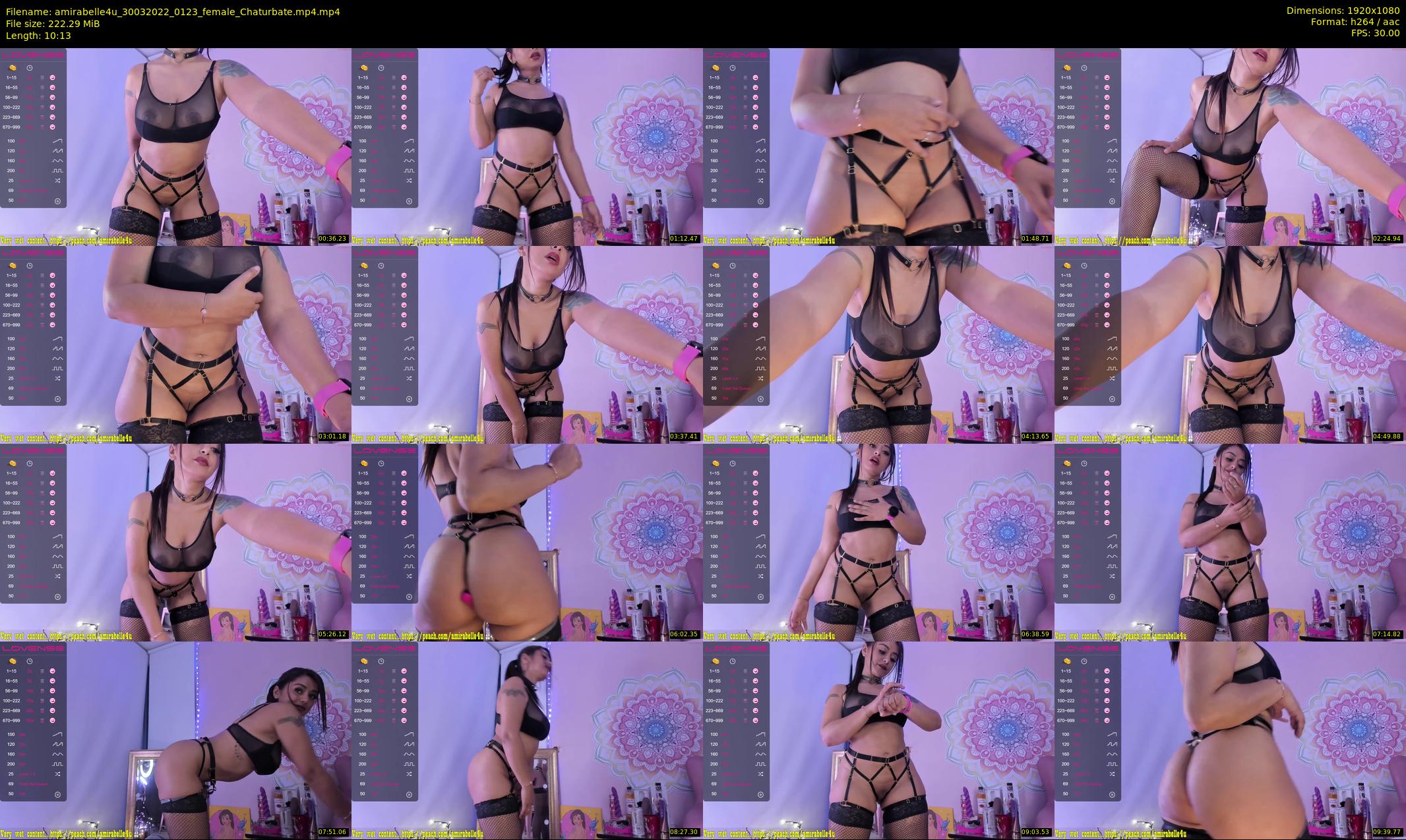 amirabelle4u — 11 minute Chaturbate female cam show recording, 1080p, Mar 30, 2022