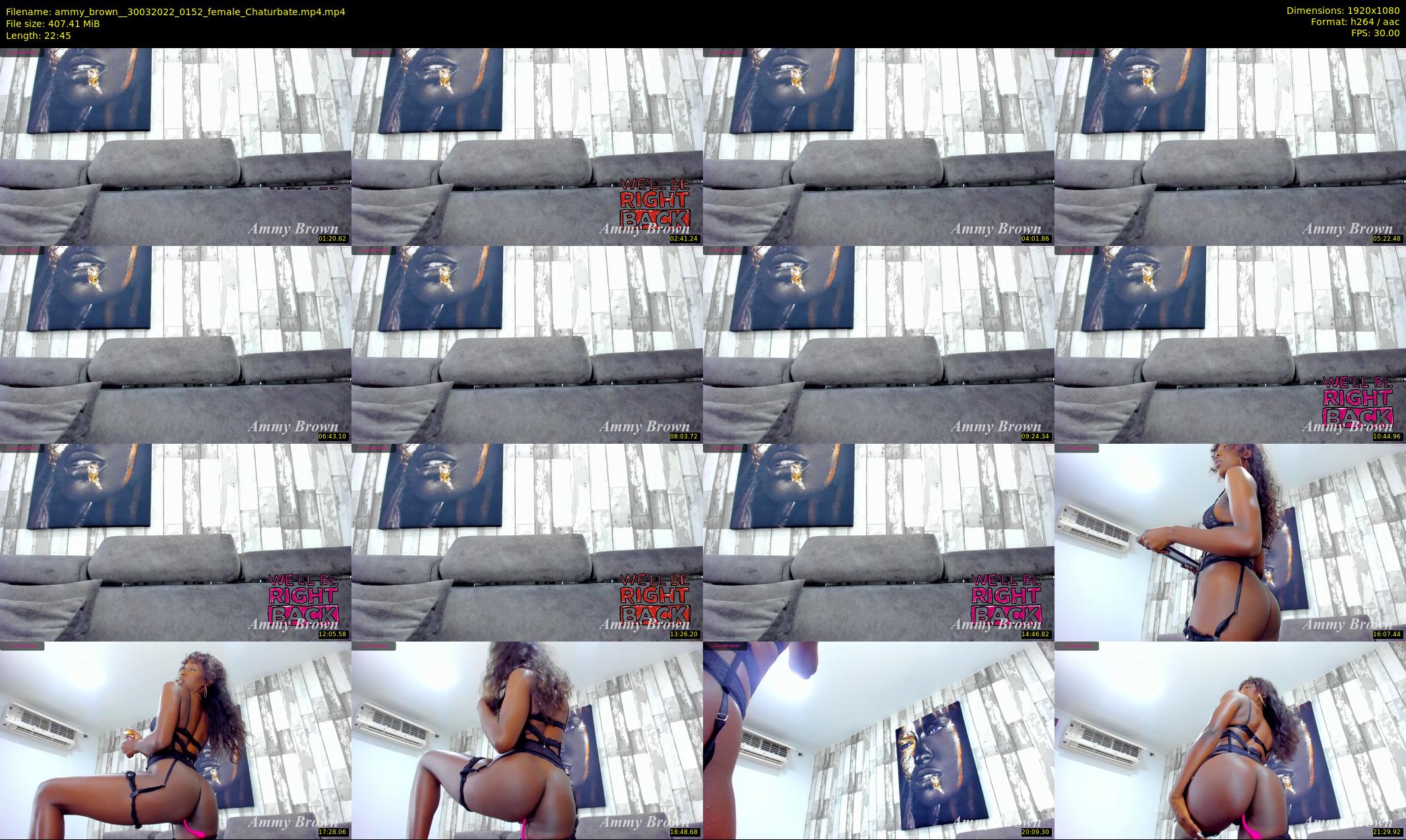 ammy_brown_ — 23 minute Chaturbate female cam show recording, 1080p, Mar 30, 2022