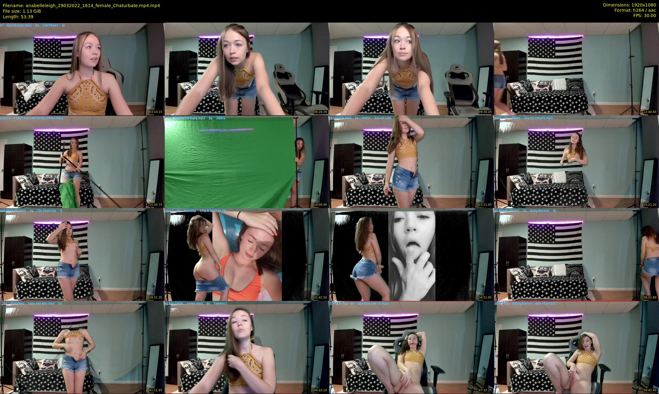 anabelleleigh — 54 minute Chaturbate female cam show recording, 1080p, Mar 29, 2022