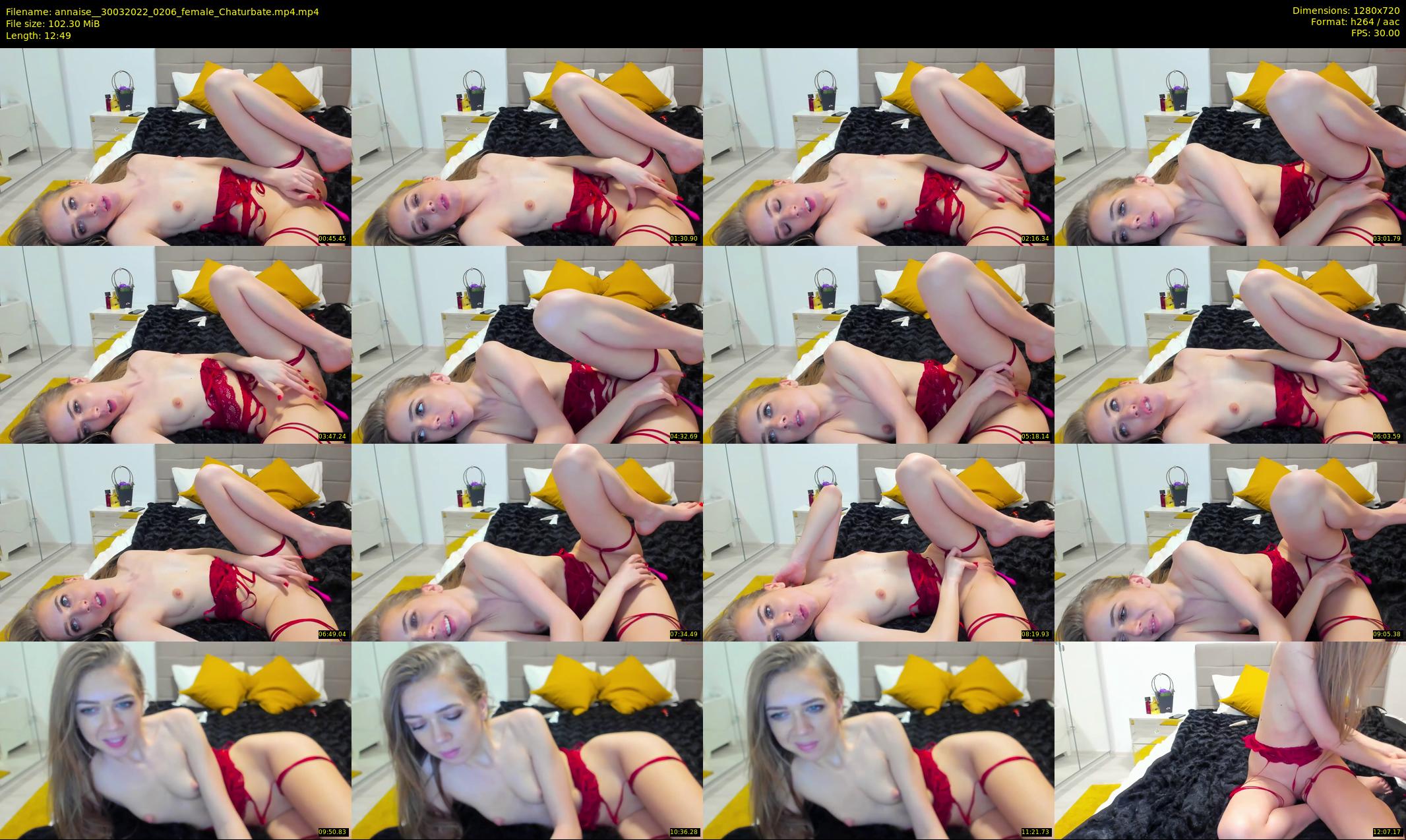 annaise_ — 13 minute Chaturbate female cam show recording, 720p, Mar 30, 2022