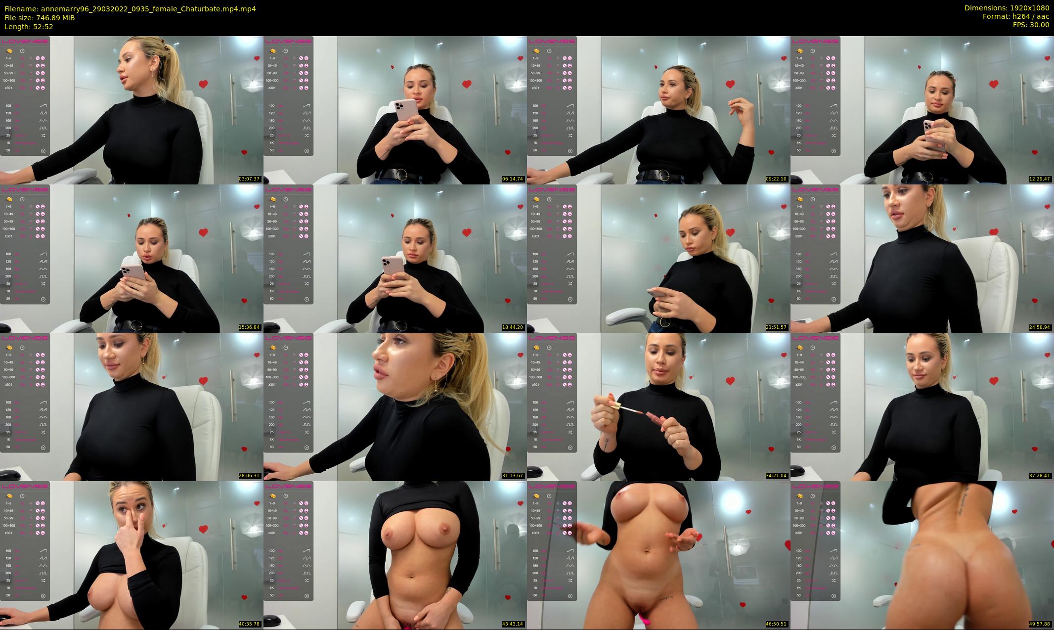 annemarry96 — 53 minute Chaturbate female cam show recording, 1080p, Mar 29, 2022